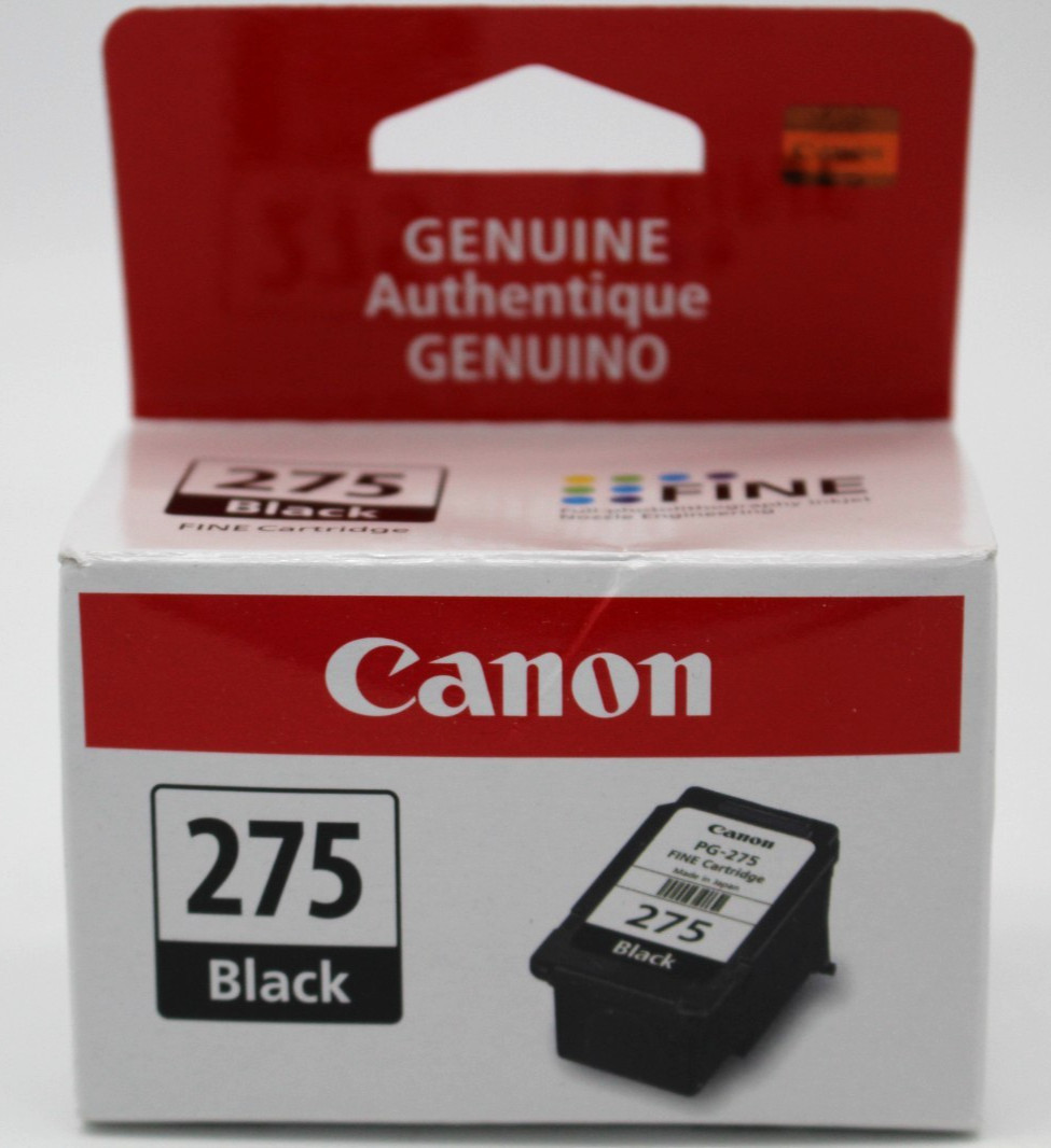 Genuine Canon PG-275 Black Ink Cartridge OEM - NEW