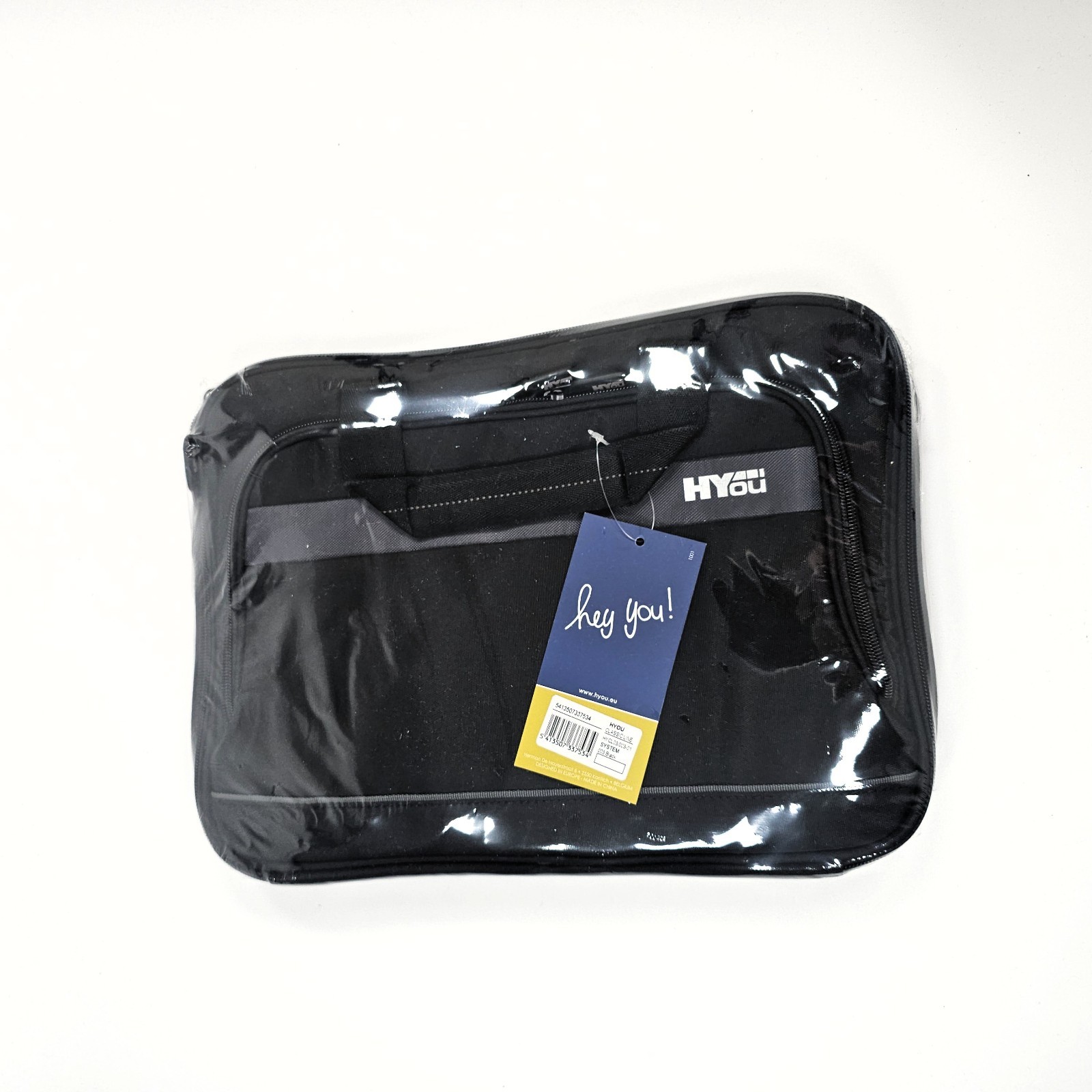 HYou Classic Line 15" Laptop Bag Black Shoulder Strap System New With Tags