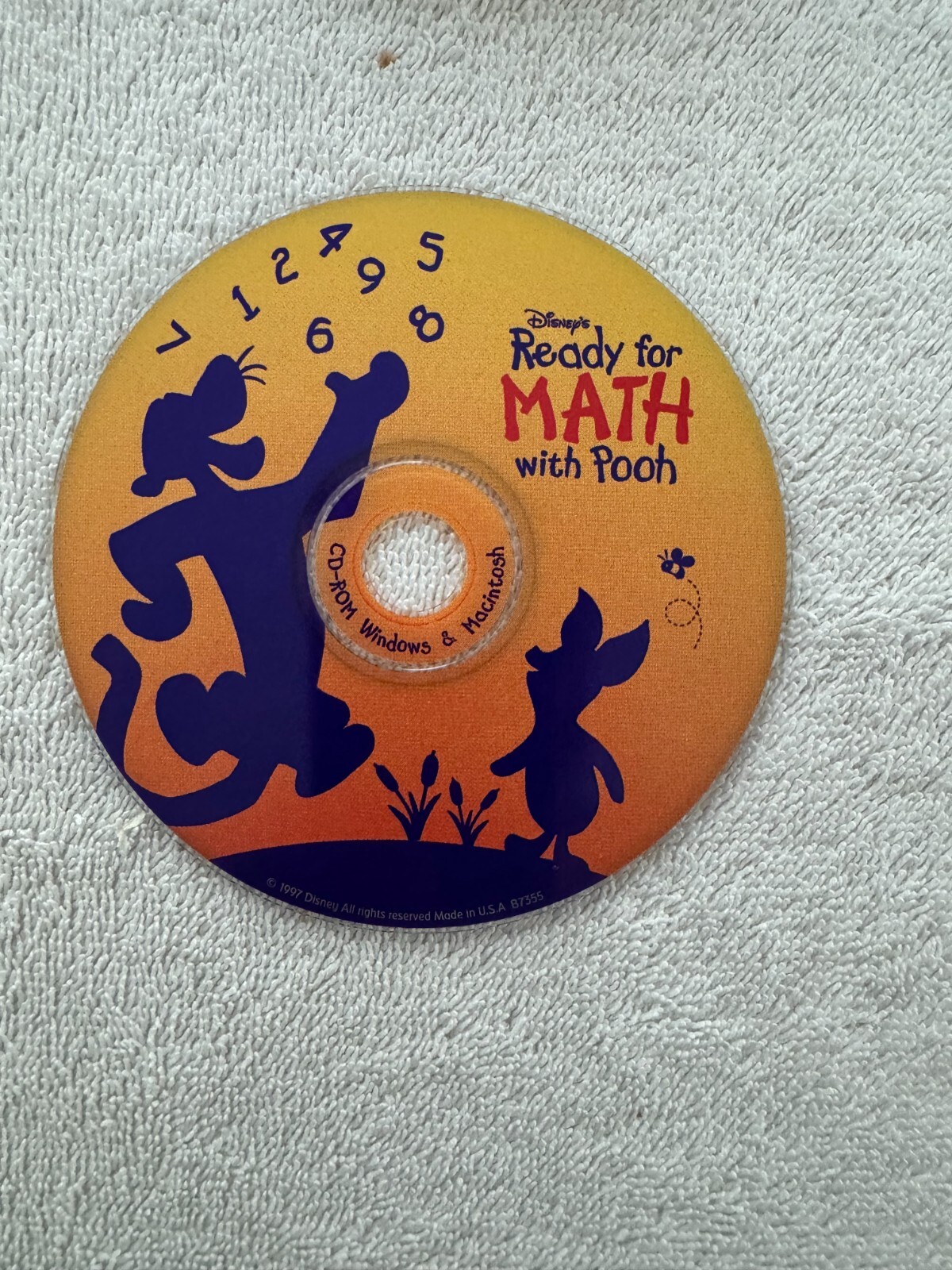 Disney's Ready for Math with Pooh (1997) Ages 3-6 Windows 95/98/Mac