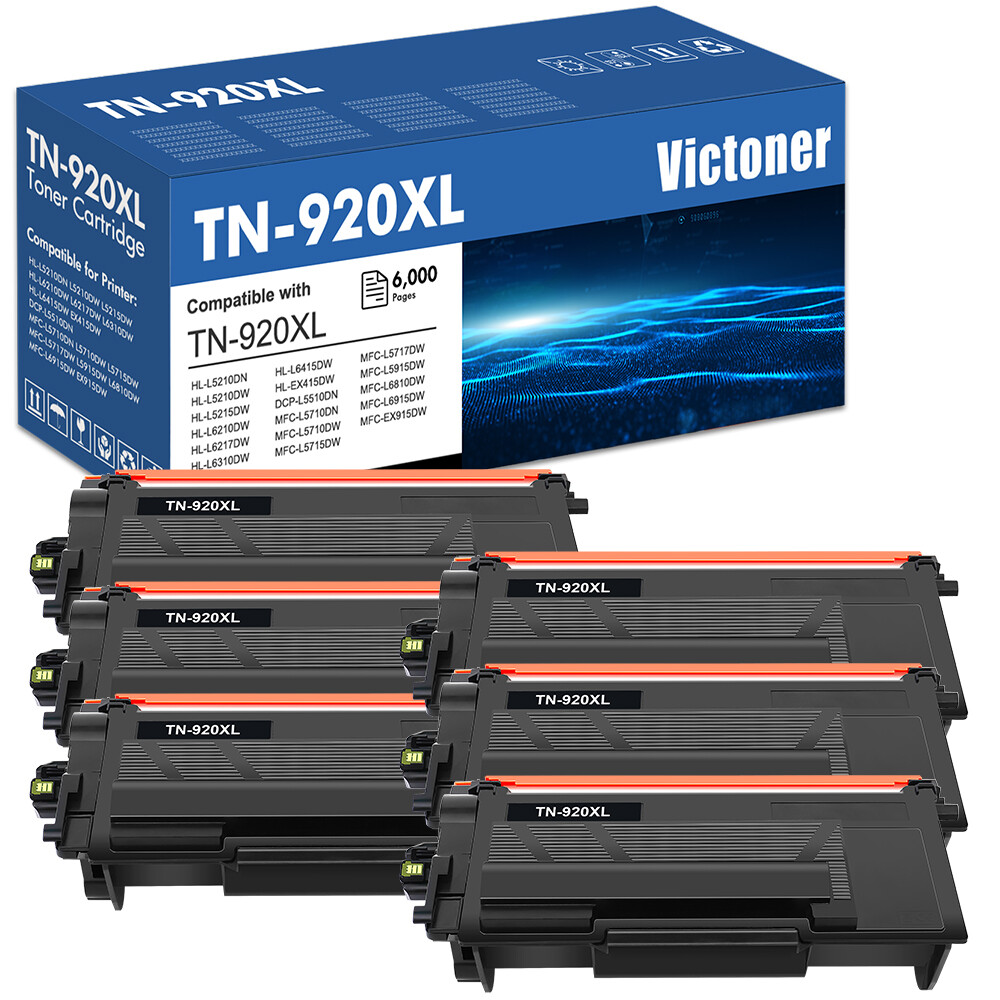 6x High Yield Compatible With Brother TN920 TN920XL Toner HL-EX415DW MFC-EX915DW