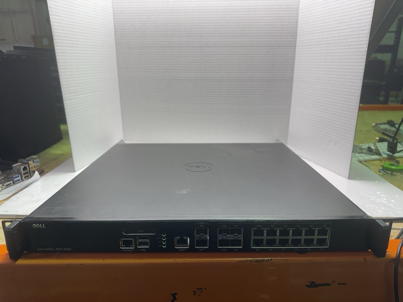 Dell SonicWall NSA 3600 Firewall SFP10+ SonicOS 6.5.5.1 Tested Working READ