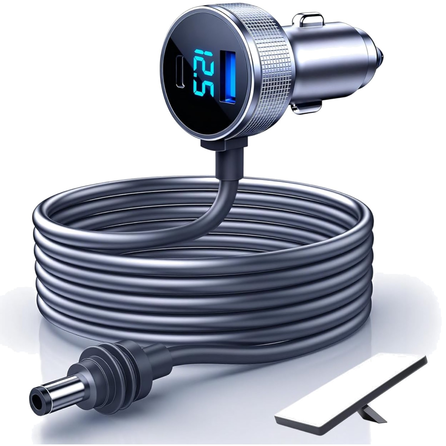 Versatile Starlink Mini Car Adapter with 10FT Power Cable for 12V-24V Vehicles