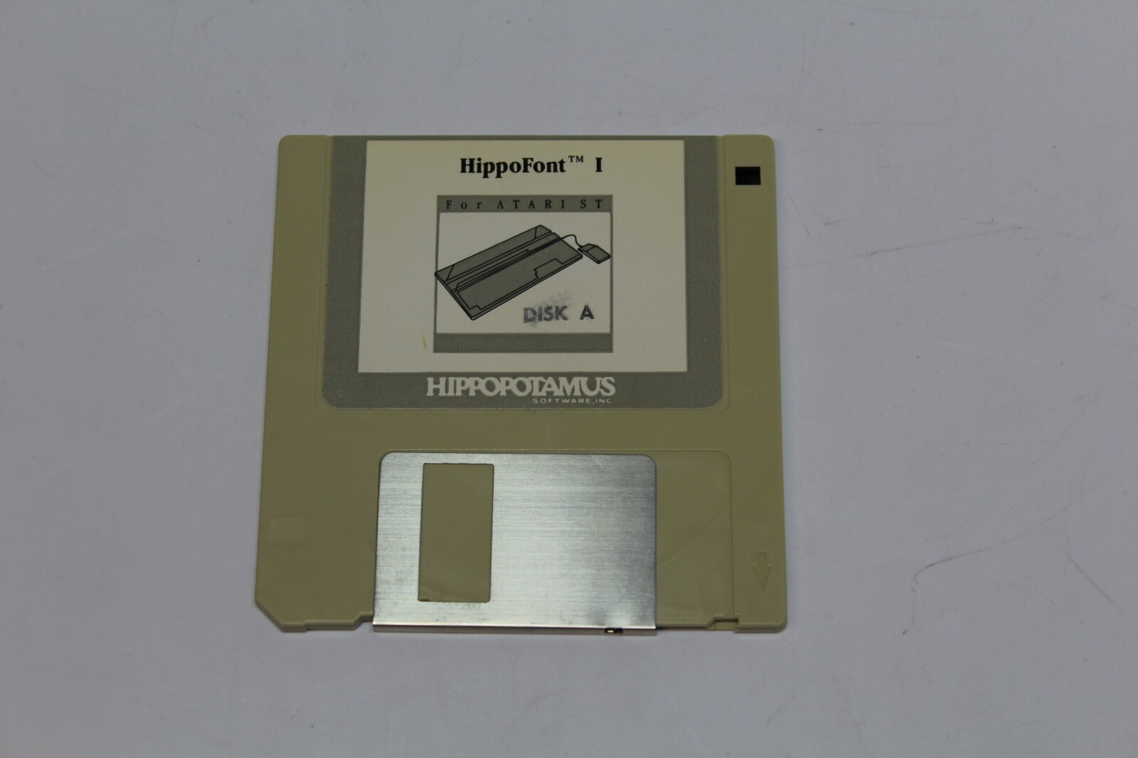 VTG - Hippopotamus Software HippoFont 1 2 Disks Atari ST 1985 UNTESTED AS IS