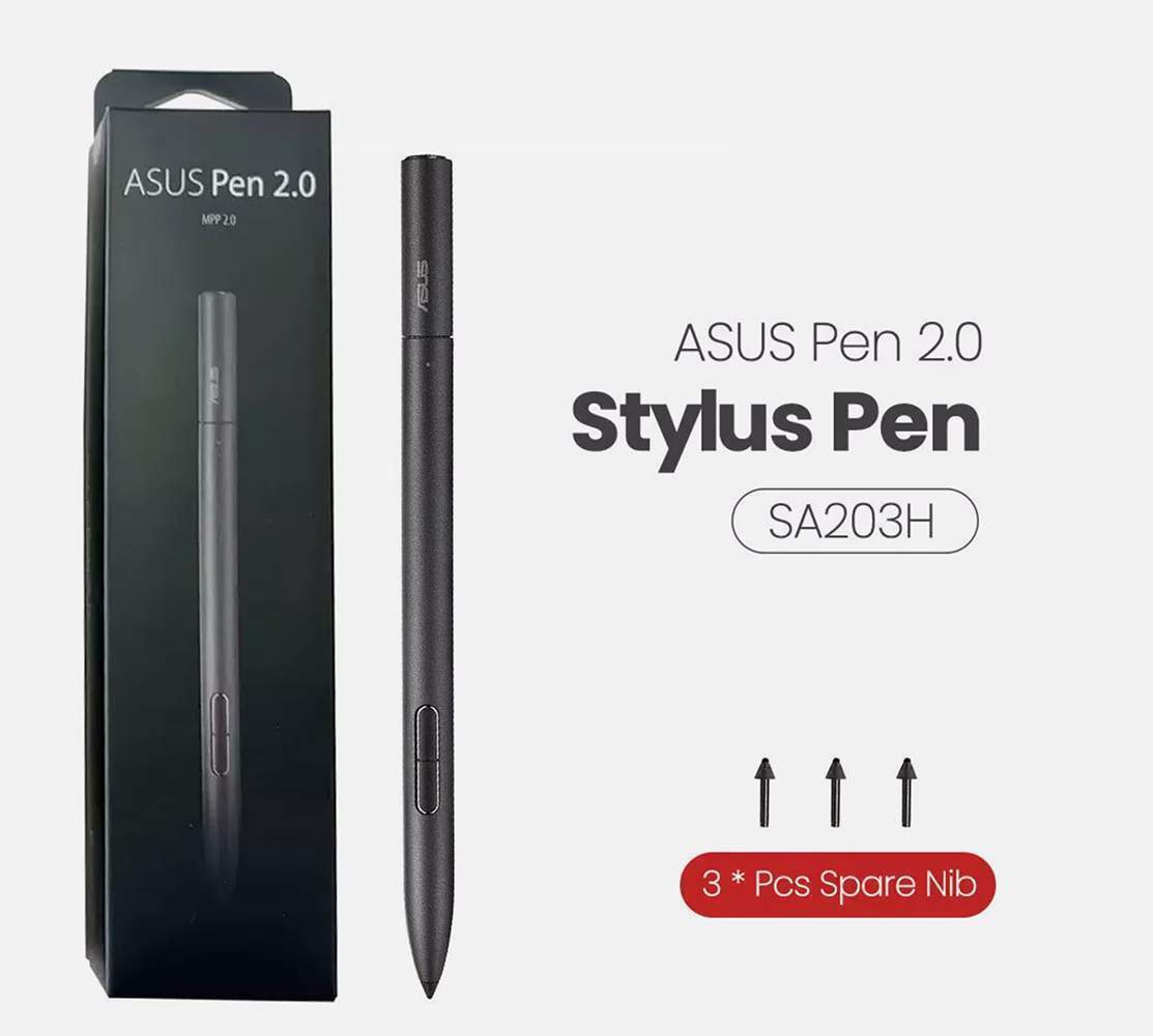 NEW ASUS Pen 2.0 SA203H Capacitive Pencil Stylus Pen Windows Microsoft-Black
