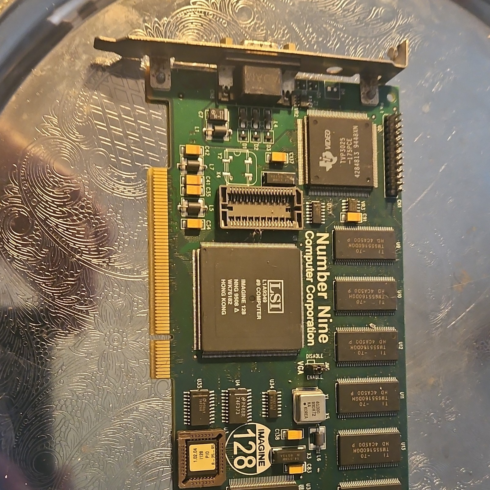 Number Nine Imagine 128 PCI VGA Graphics Card 128MB VRAM TMS34020 Multi