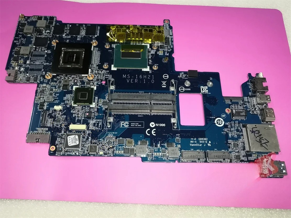 ms-16H21 VER 1.0 For msi gs60 laptop Motherboard with i7 cpu and gtx860m
