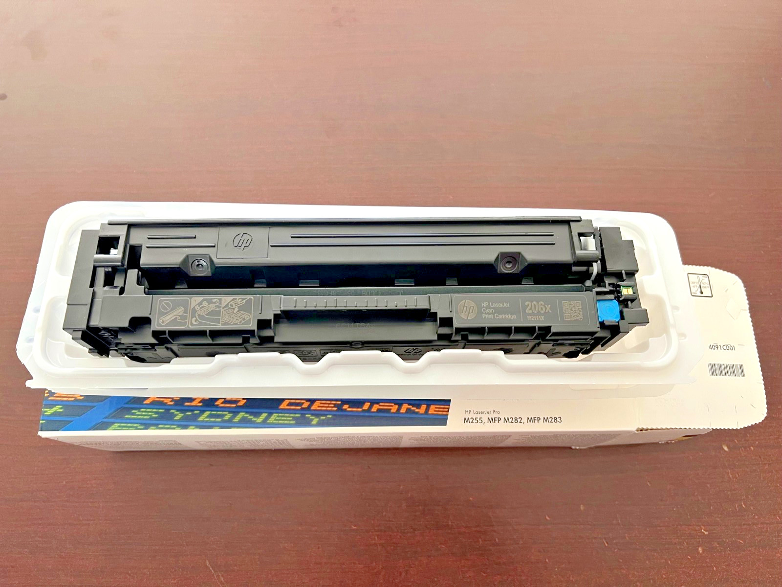 Genuine New HP 206X High Yield Cyan Toner Cartridge W2111X OEM Open box