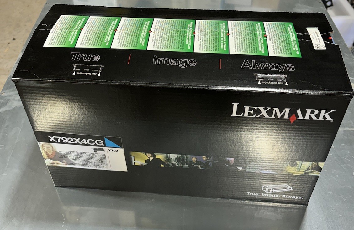 Lexmark X792X4KG X792 Extra High Yield Black Toner Cartridge Genuine Seald No Bx