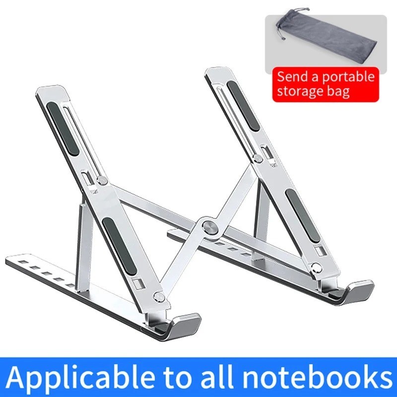 Portable Adjustable Aluminum Laptop Stand Foldable Notebook Tablet Holder