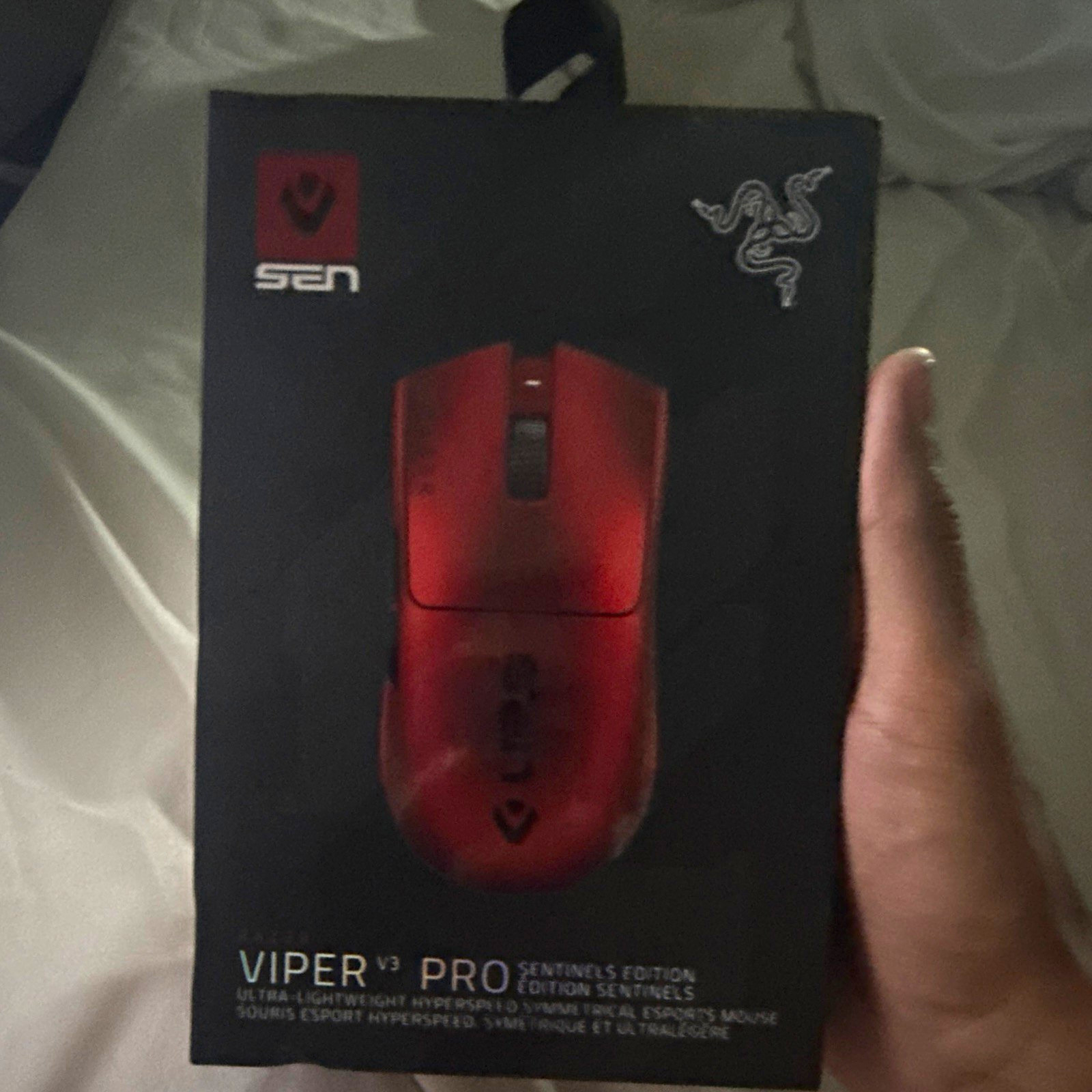 Razer Viper V3 Pro Wireless Optical Gaming Mouse Red 35000 DPI 5Btn