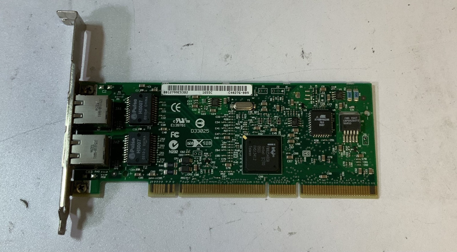 HP AB352-60001 PCI-X Dual-Port Gigabit Ethernet Card "Q6A"