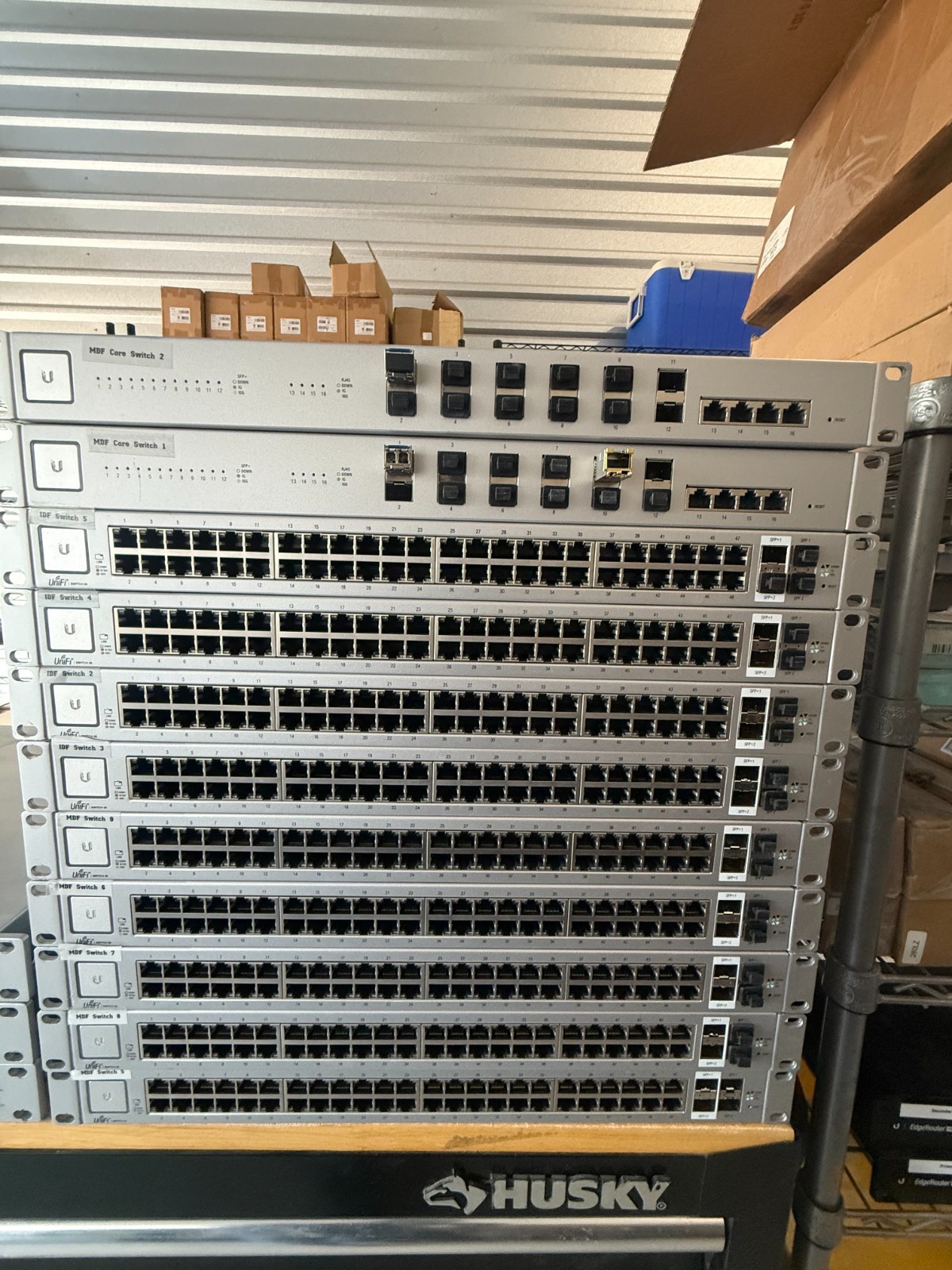 Ubiquiti UniFi 48-port switch M/N: US-48, non-PoE Layer 2 managed switch
