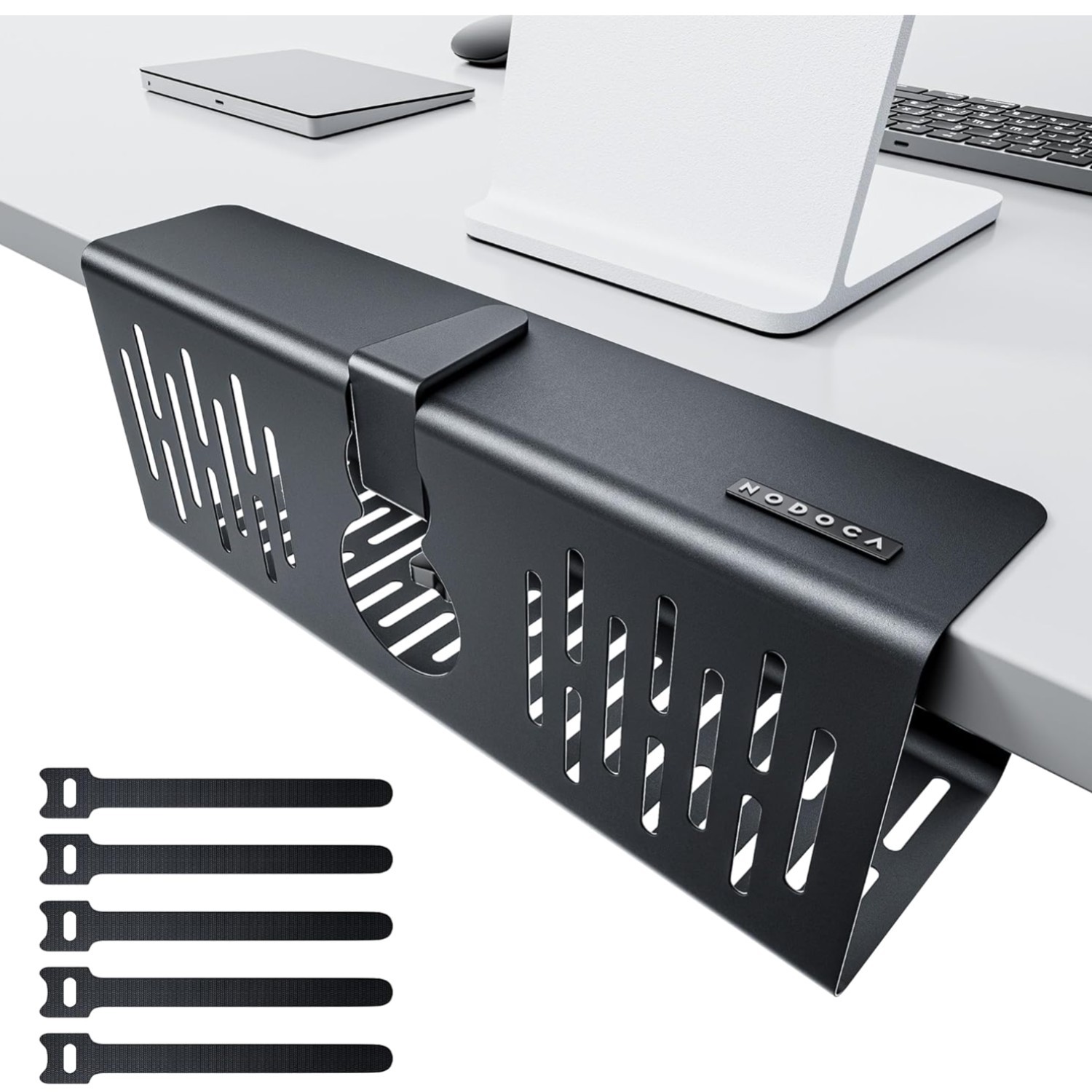 Durable Alloy Steel Under Desk Cable Management Tray - Easy Installation