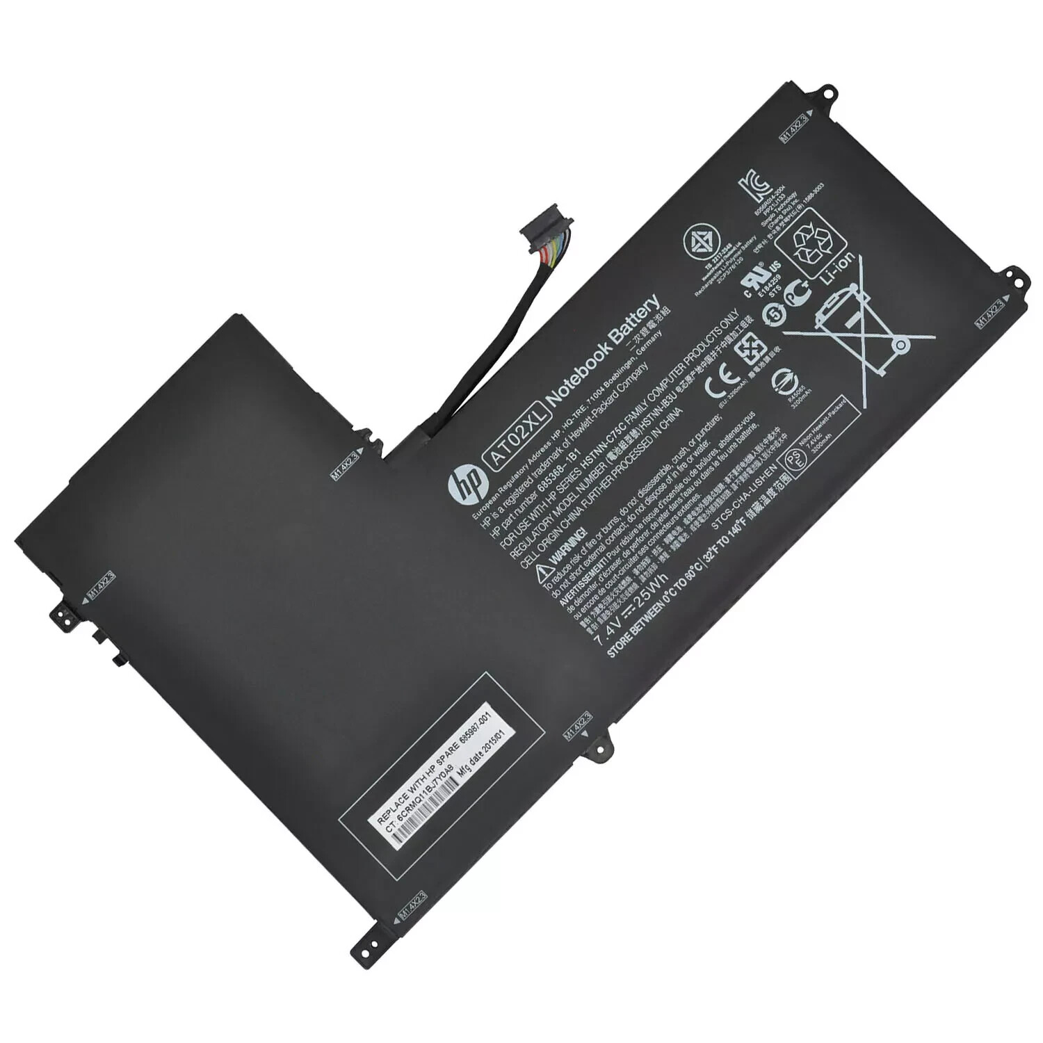 Genuine AT02XL Battery HP ElitePad 900 G1 Table HSTNN-C75C HSTNN-IB3U HSTNN-QR03