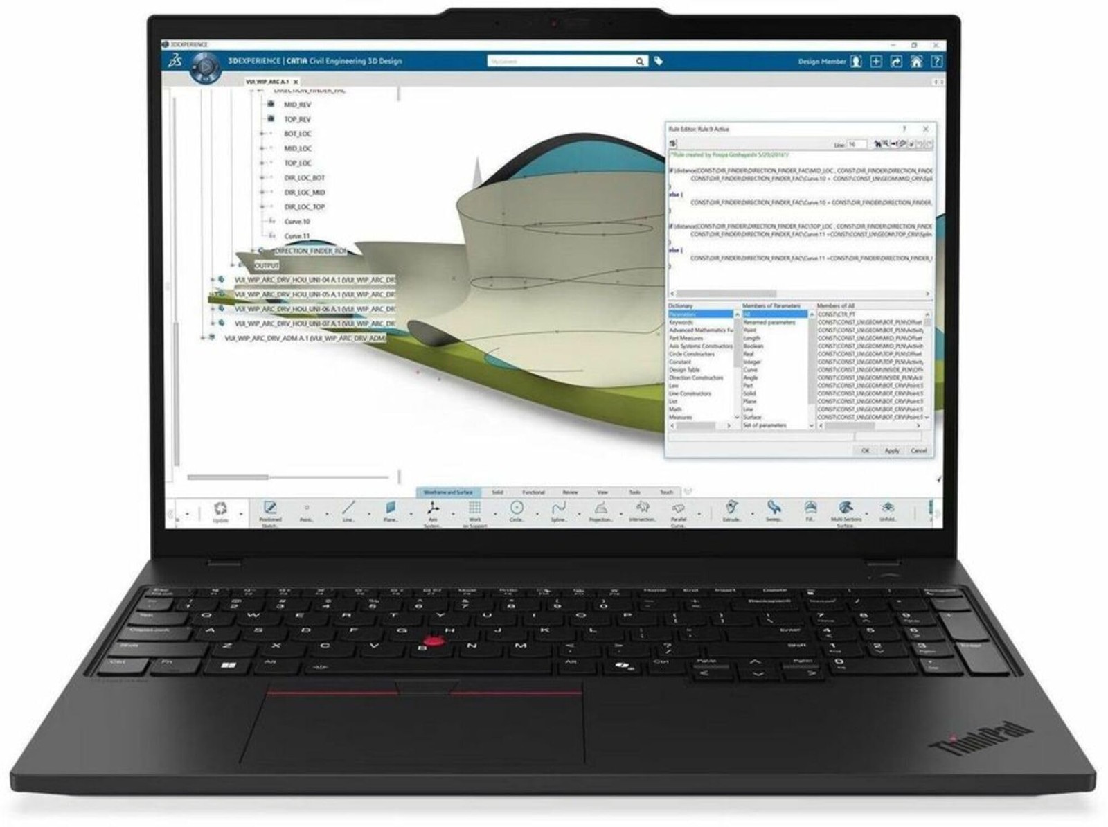 Lenovo ThinkPad P16s Gen 4 Laptop - U7 255H, 16GB, 512 GB, Arc 140T, WUXGA