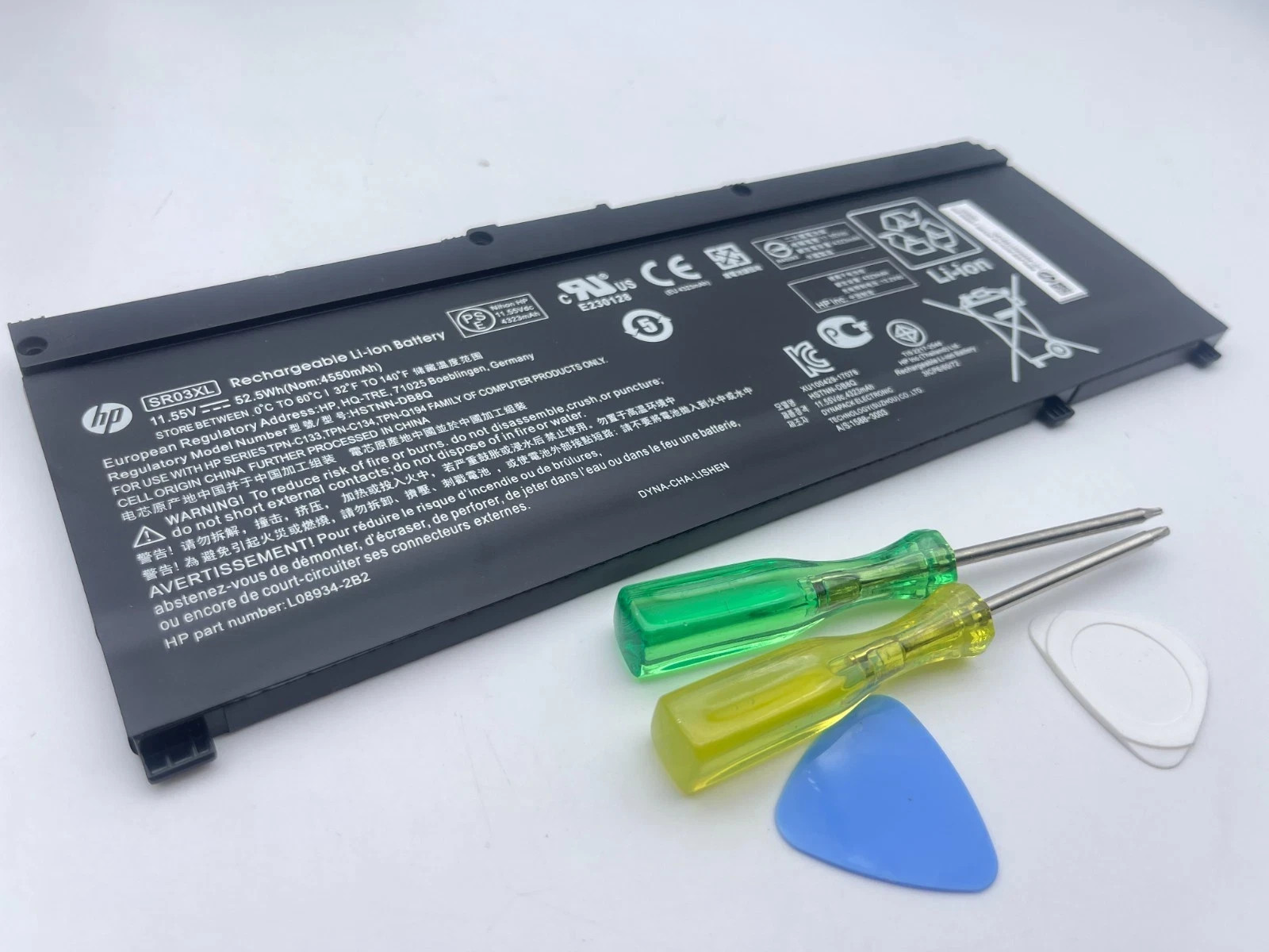 Genuine OEM 52.5Wh SR03XL SR04XL Battery for HP Pavilion Gaming 17-cd000000 NEW