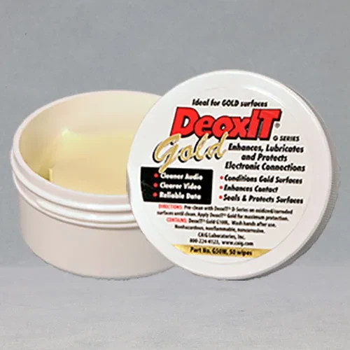 DeoxIT GOLD G50W Wipes Jar (50 Count)
