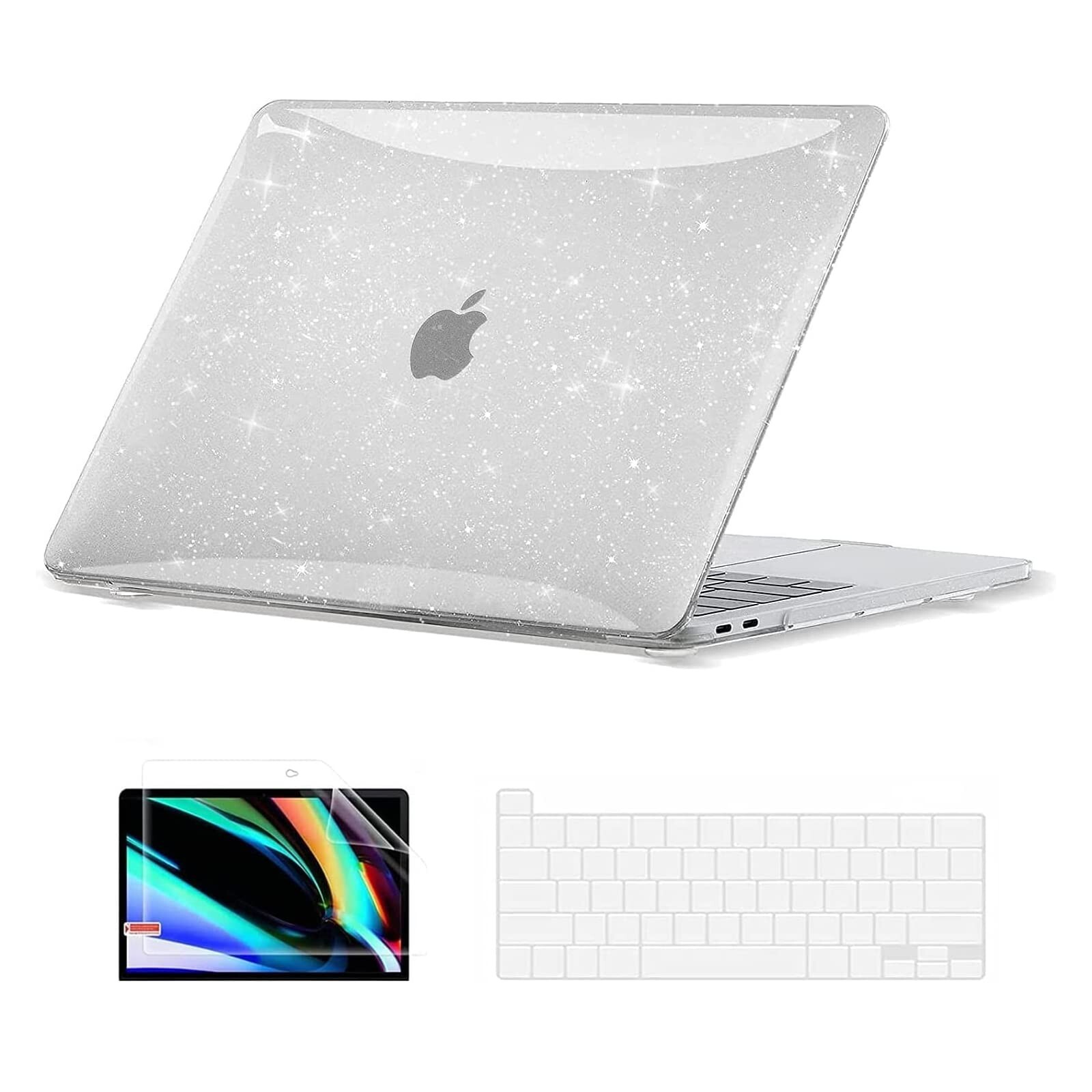 EooCoo Glitter Case Compatible with MacBook Pro 13 inch M2 2024 2023 2022-201...