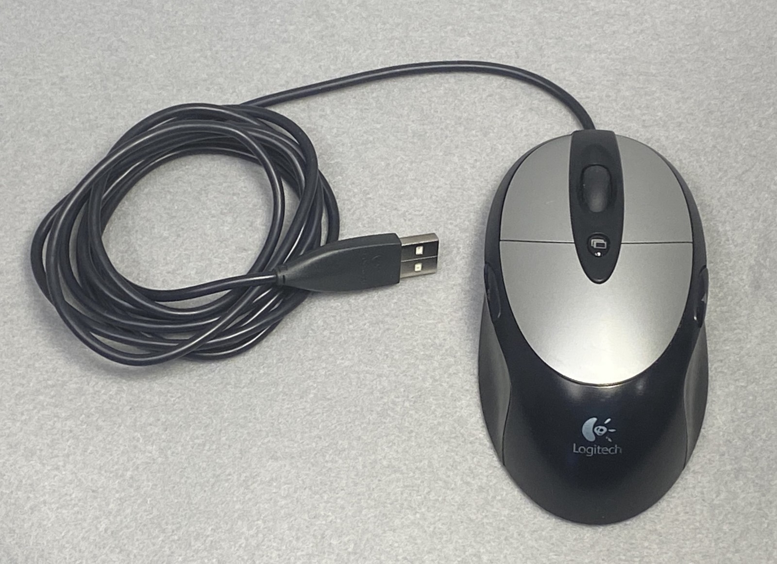 Logitech MX310 Wired Optical Mouse M-BP86 P/N 830823-0000 Vintage Tested Working