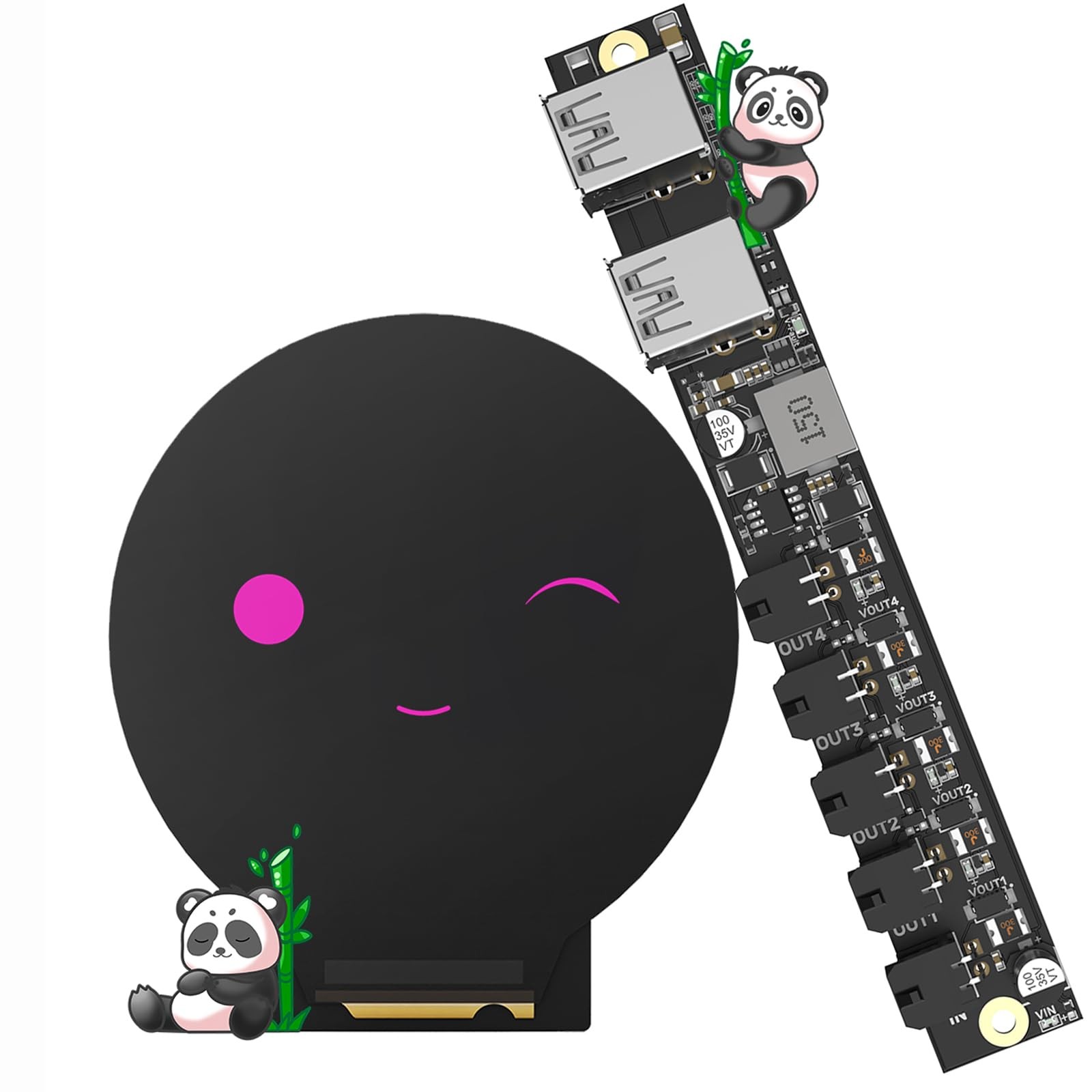 BIGTREETECH Panda Knomi + Panda Branch Expansion Board, Toolhead Screen Upgrade