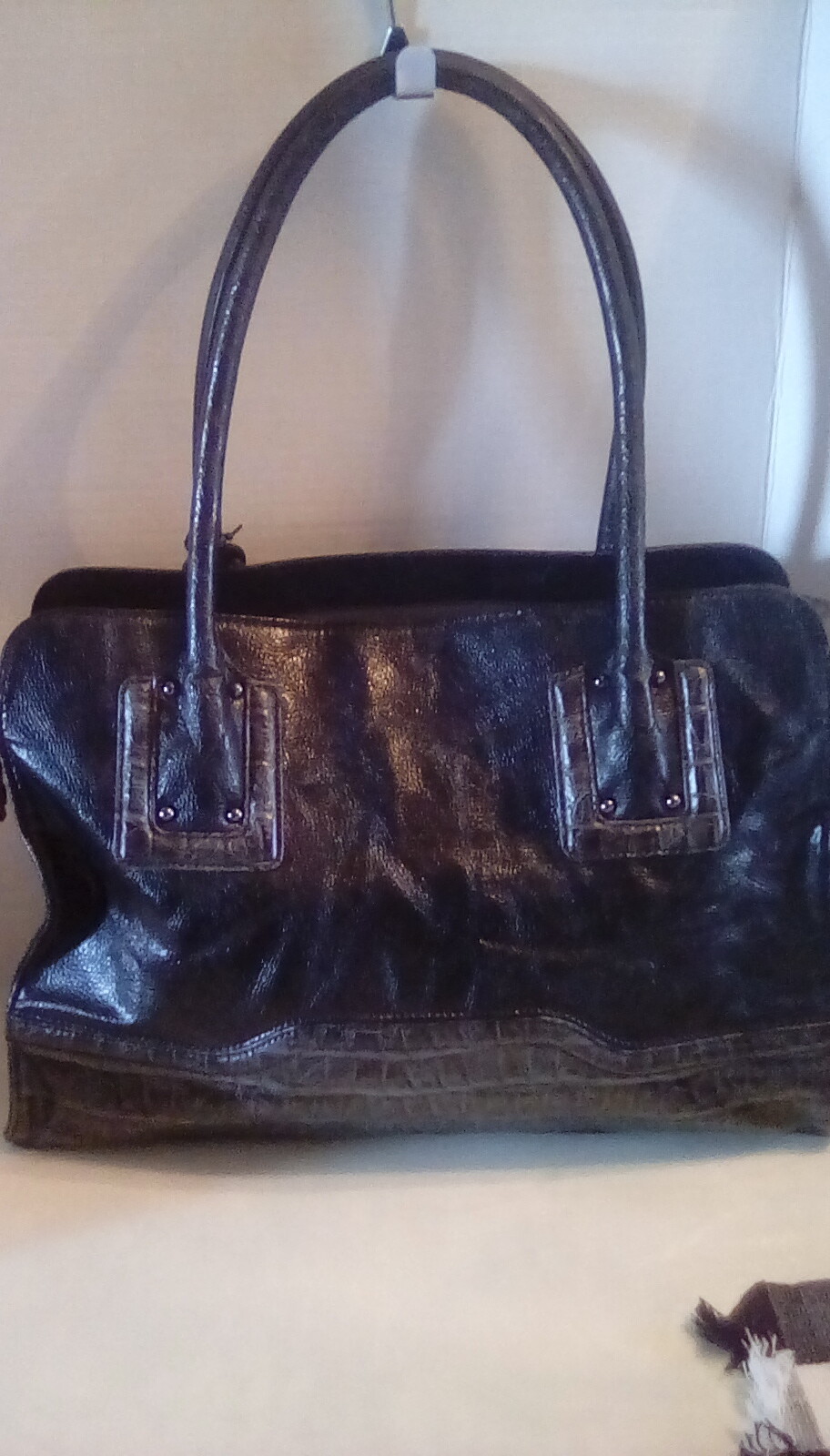 NWOT P.Smith Leather Laptop Bag