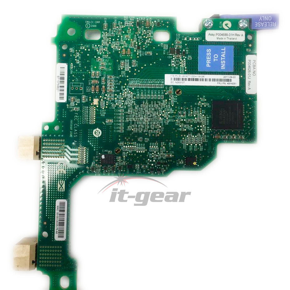 IBM 49Y4275 49Y4261 Emulex 10GB Virtual Fabric Advanced Adapter
