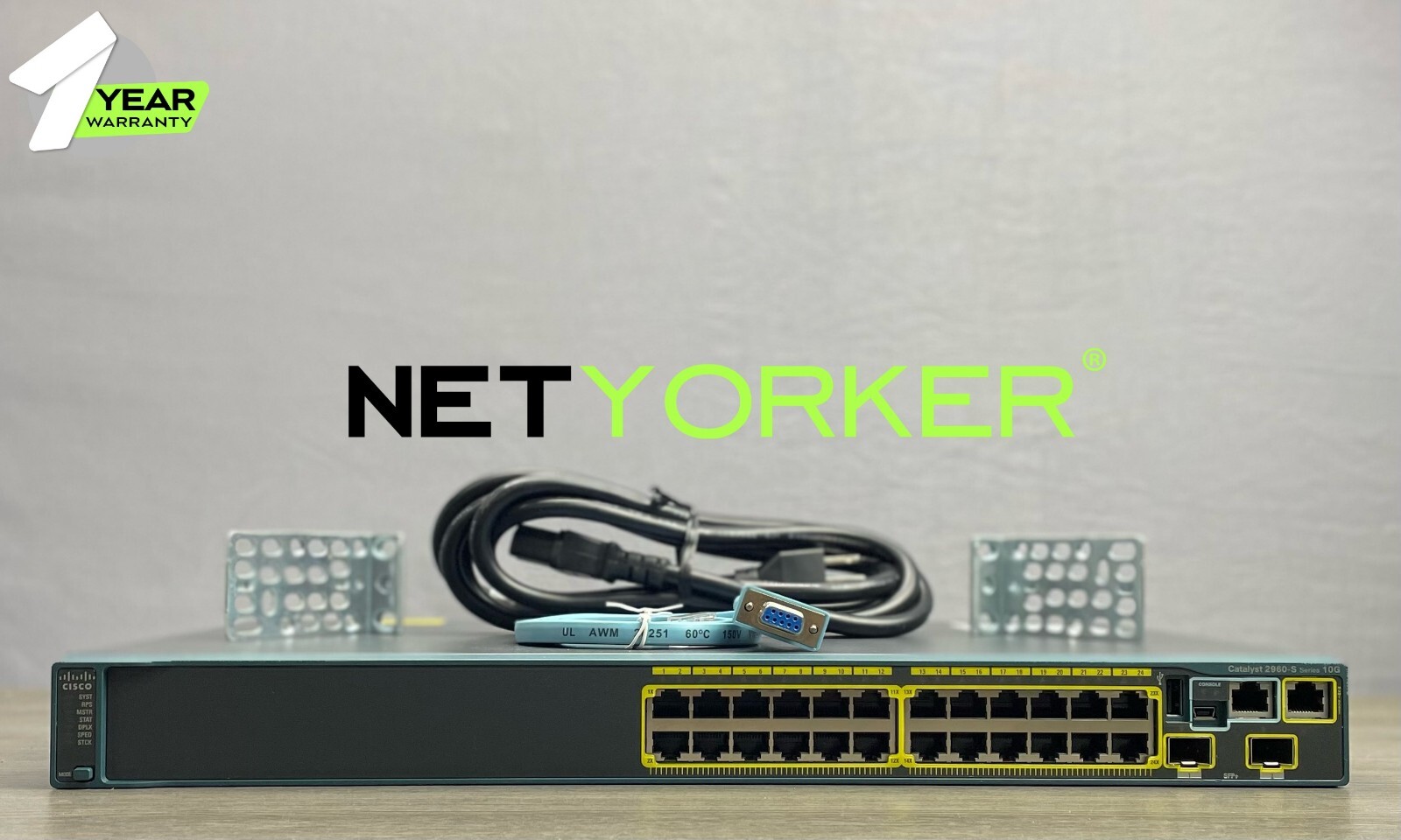 Cisco WS-C2960S-24TD-L 24 Port 2960S Gigabit Switch - SAME DAY SHIPPING 