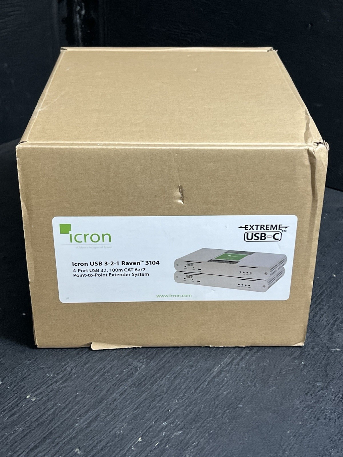Icron USB 3‑2‑1 Raven 3104 4‑Port USB 3.1 CAT6a/7 Extender System 100m