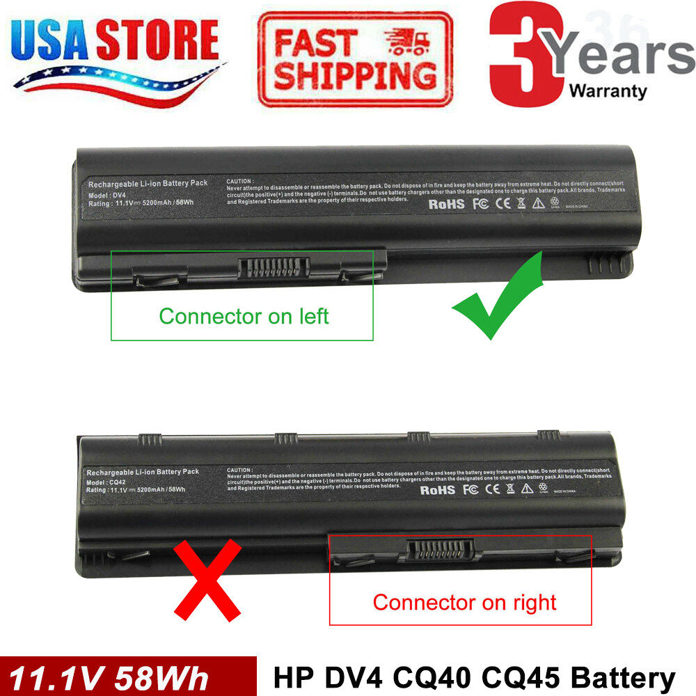 Laptop Battery for HP 484172-001 485041-001 498482-001 484170-001 HSTNN-LB72
