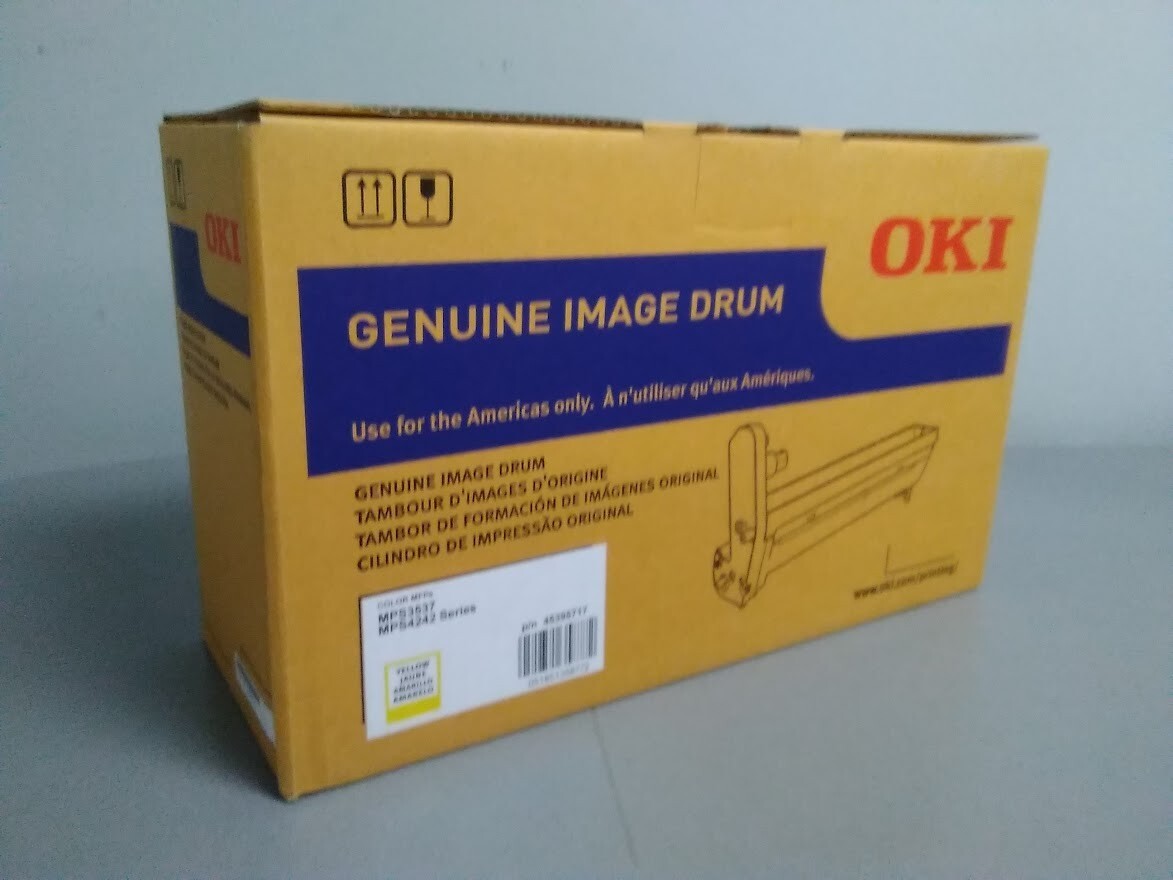 GENUINE OKI 45395717 Yellow IMAGE DRUM