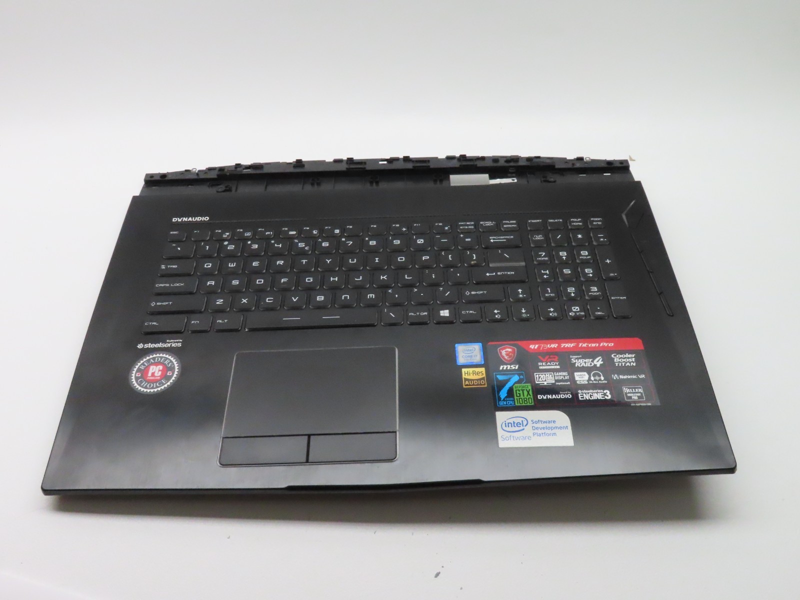 MSI GT73VR 7RF Titan Pro MS-17A1 OEM Palmrest w/Touchpad Keyboard 3077A1C211Y31