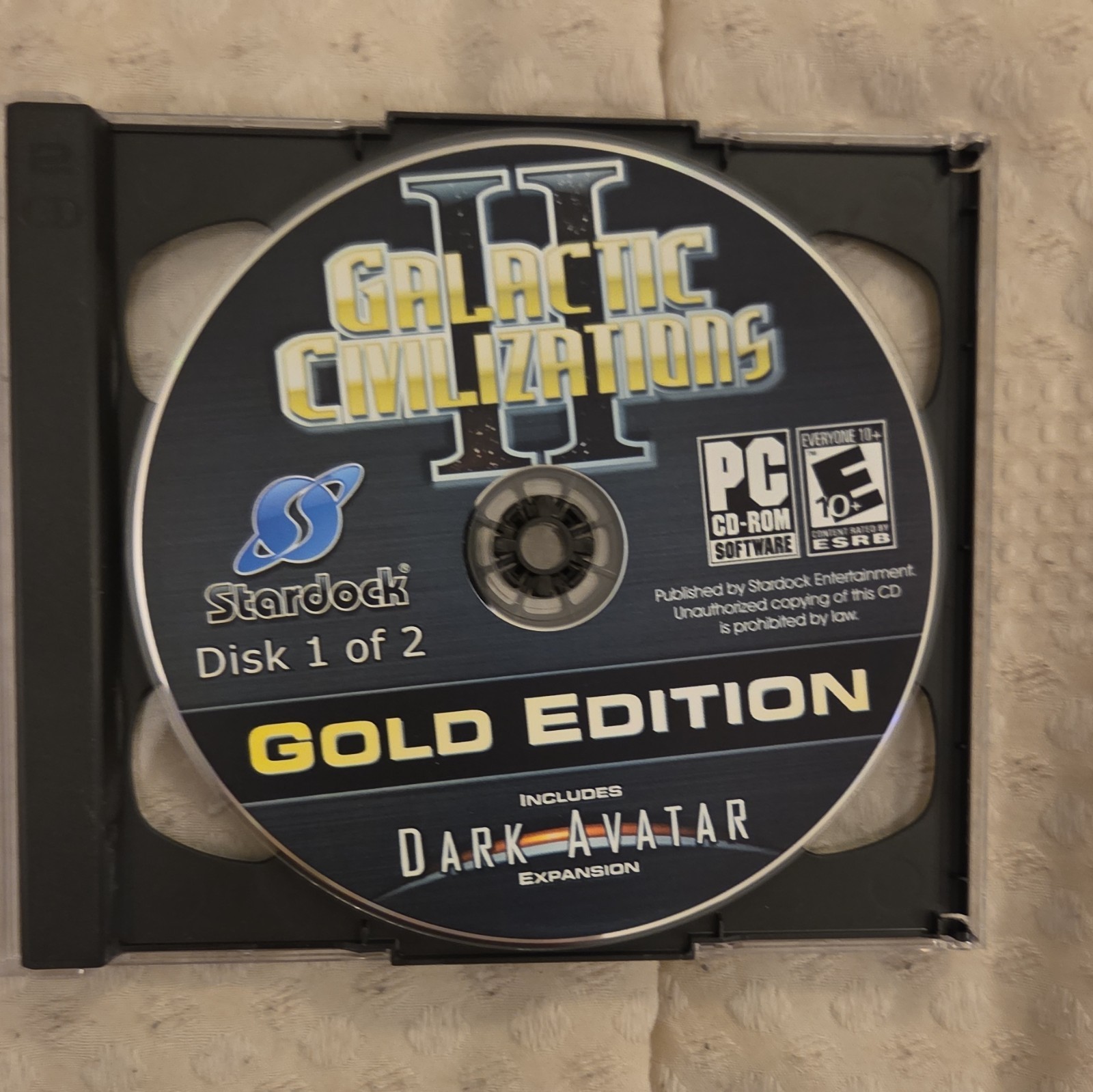 Stardock Galactic Civilizations II Gold Edition PC CD-ROM 2-Disc Set for Windows