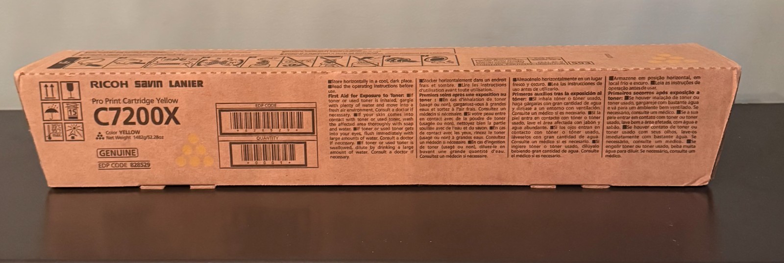 Genuine Ricoh Pro C7200X Yellow Toner Cartridge 828529