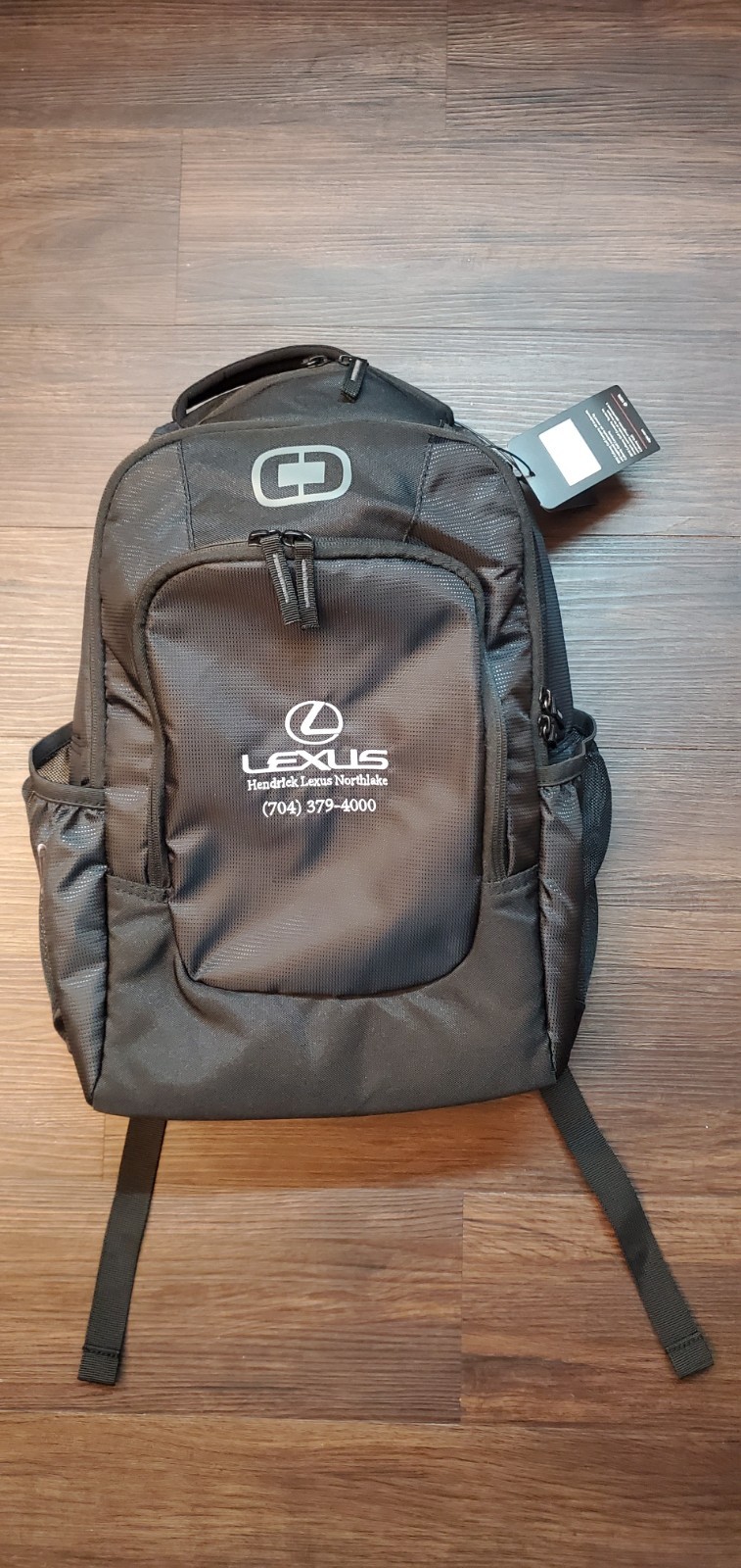 Hendrick Lexus OGIO Black Nylon Laptop Backpack Travel Bag New With Tags