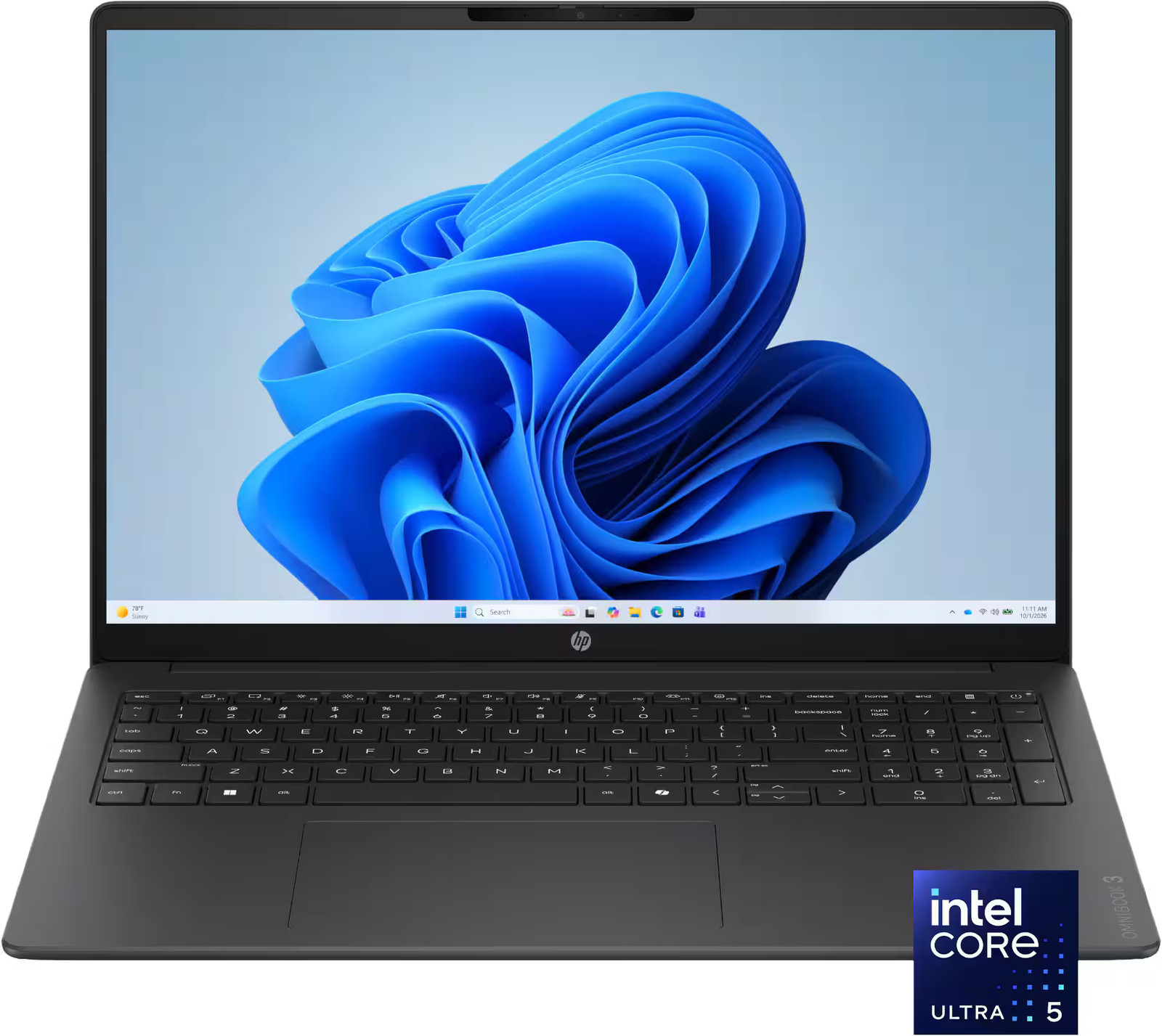 HP - OmniBook 3 16" 2K Touchscreen Laptop - Intel Core Ultra 5 (2025) - 8GB M...