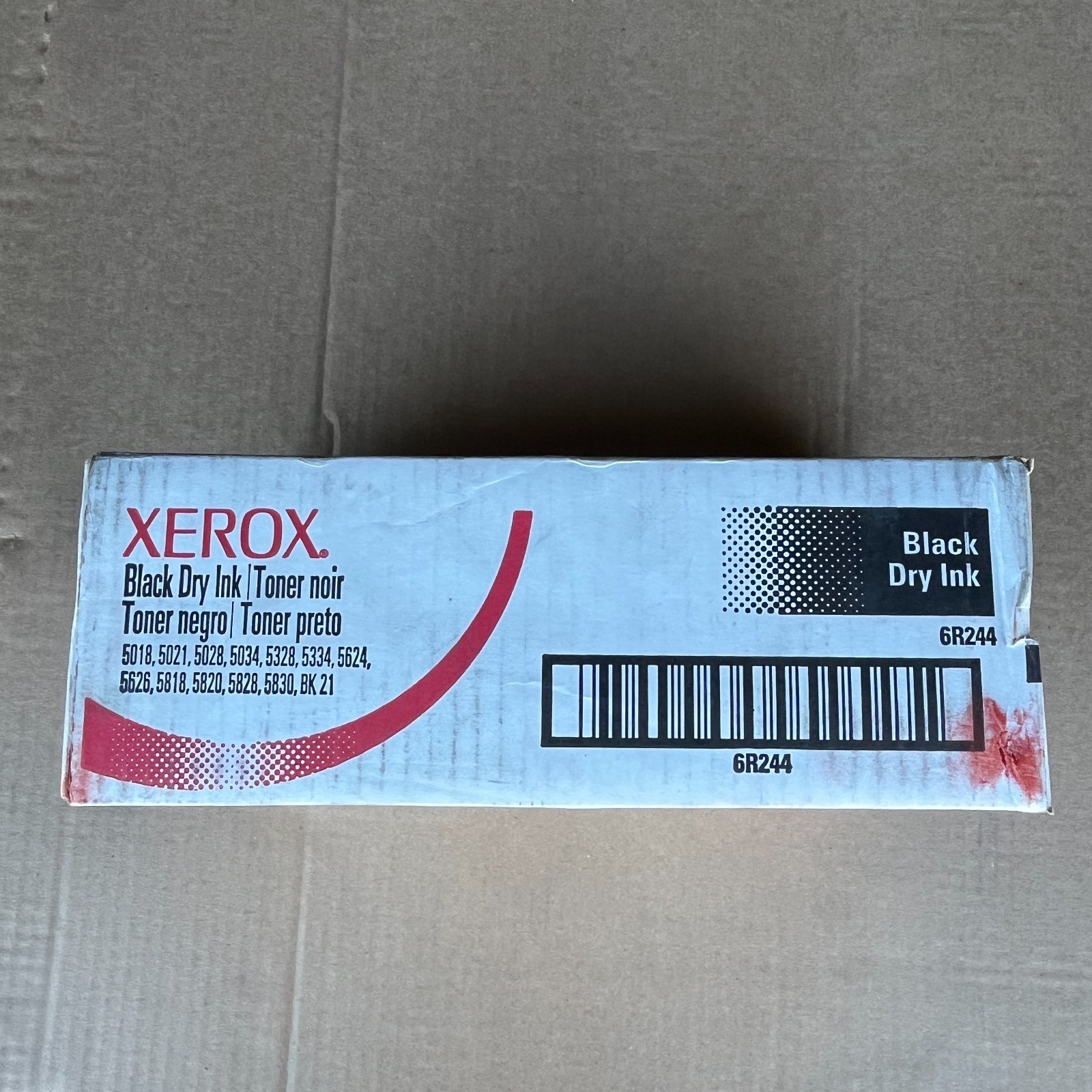 NEW GENUINE 6R244 Xerox Black Dry Ink Toner (2 Pack) - NEW Sealed