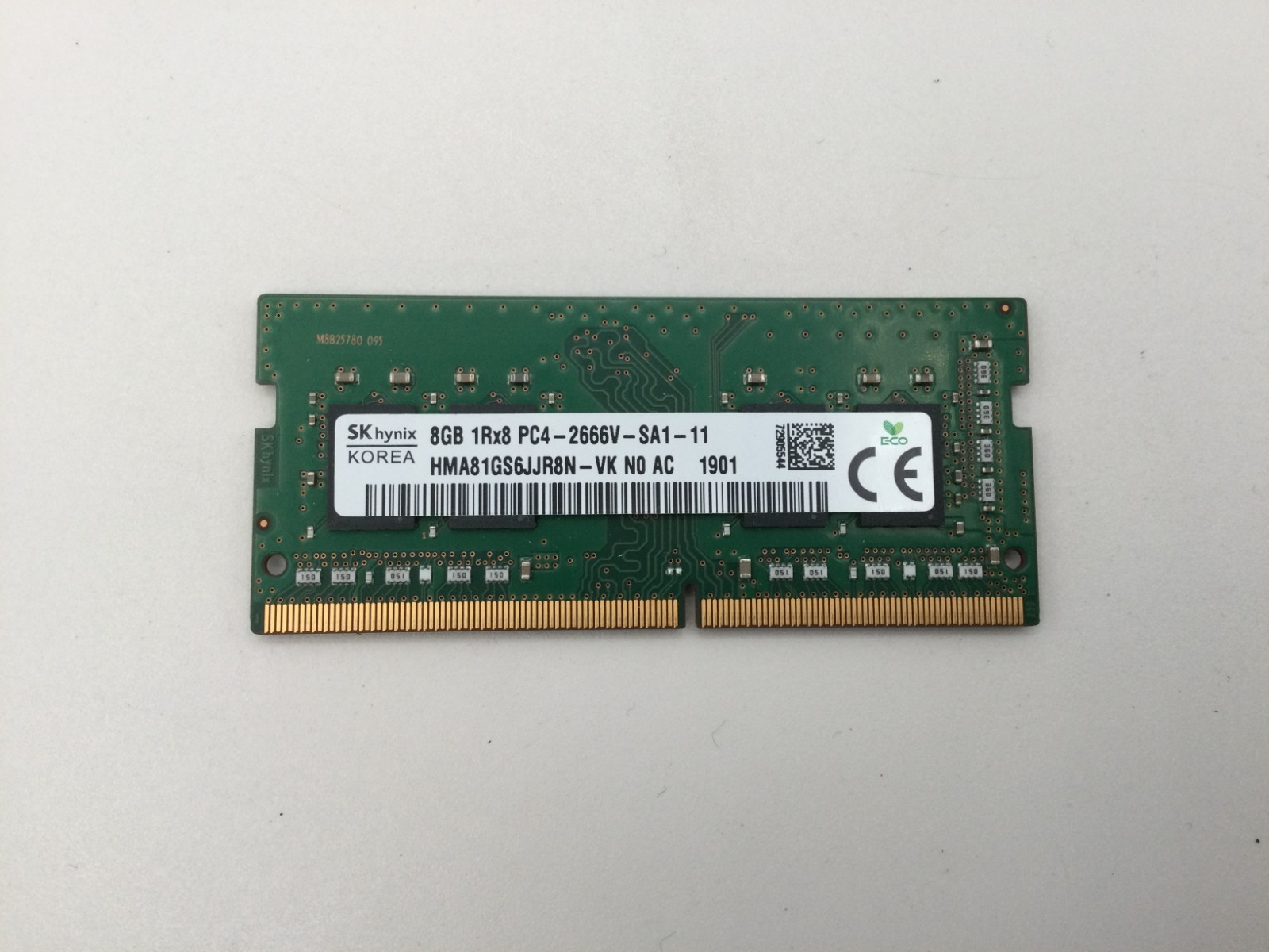 SK Hynix 8GB (1x8GB) 2666MHz HMA81GS6JJR8N-VK N0 AD 1Rx8 PC4-2666v Laptop RAM
