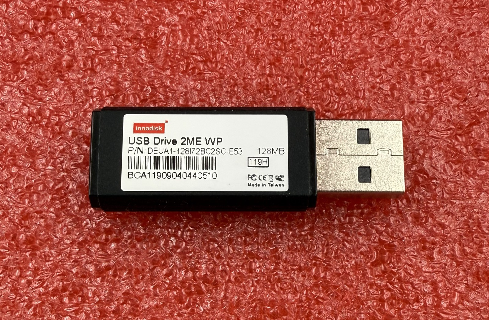 Innodisk Industrial 2ME 128M USB Drive (Operating temp 0°C ~ +70°C) DEUA1-128172
