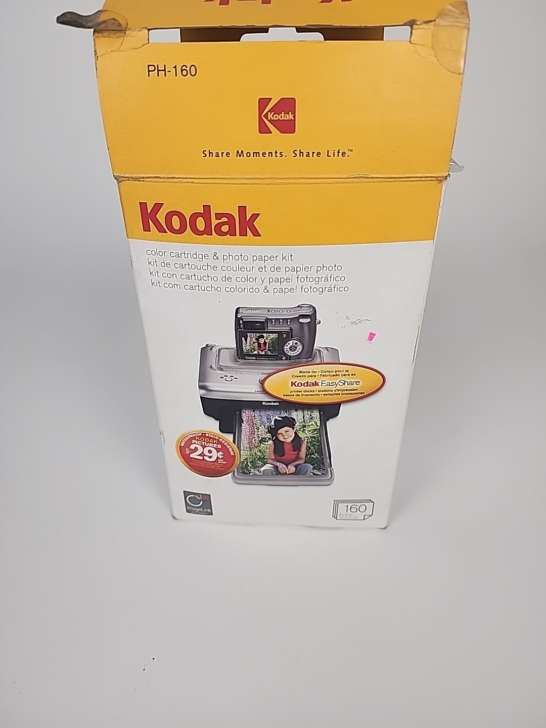 Kodak Color Cartridge and Photo Paper Kit UNTESTED