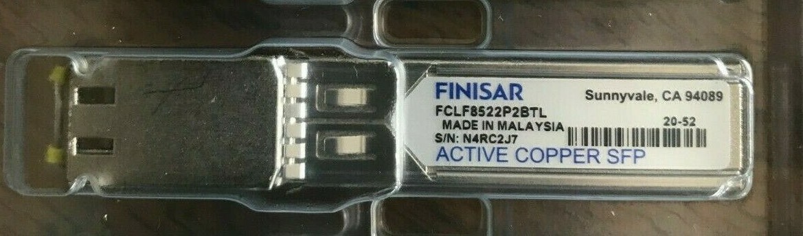 New 1PC of Finisar FCLF8522P2BTL SFP 1000BASE-T Copper RJ-45 