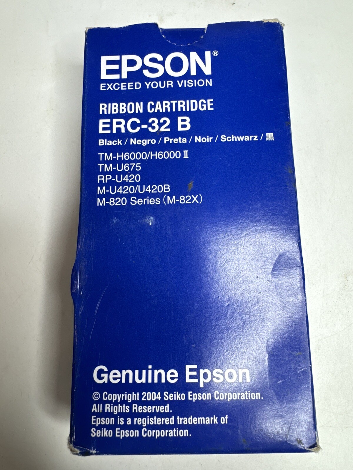 Epson Ribbon Cartridge ERC-32 B Black Genuine Epson 