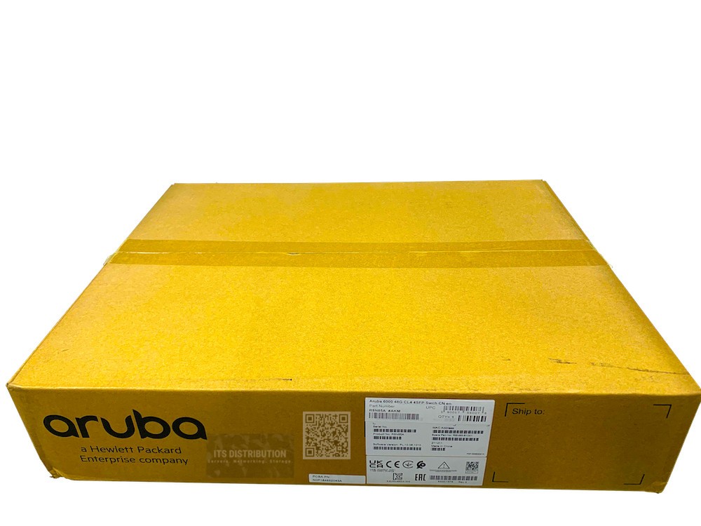 R8N85A I HPE Aruba CX6000 48G CL4 4SFP Switch (Replacement for J9772A) BRAND NEW