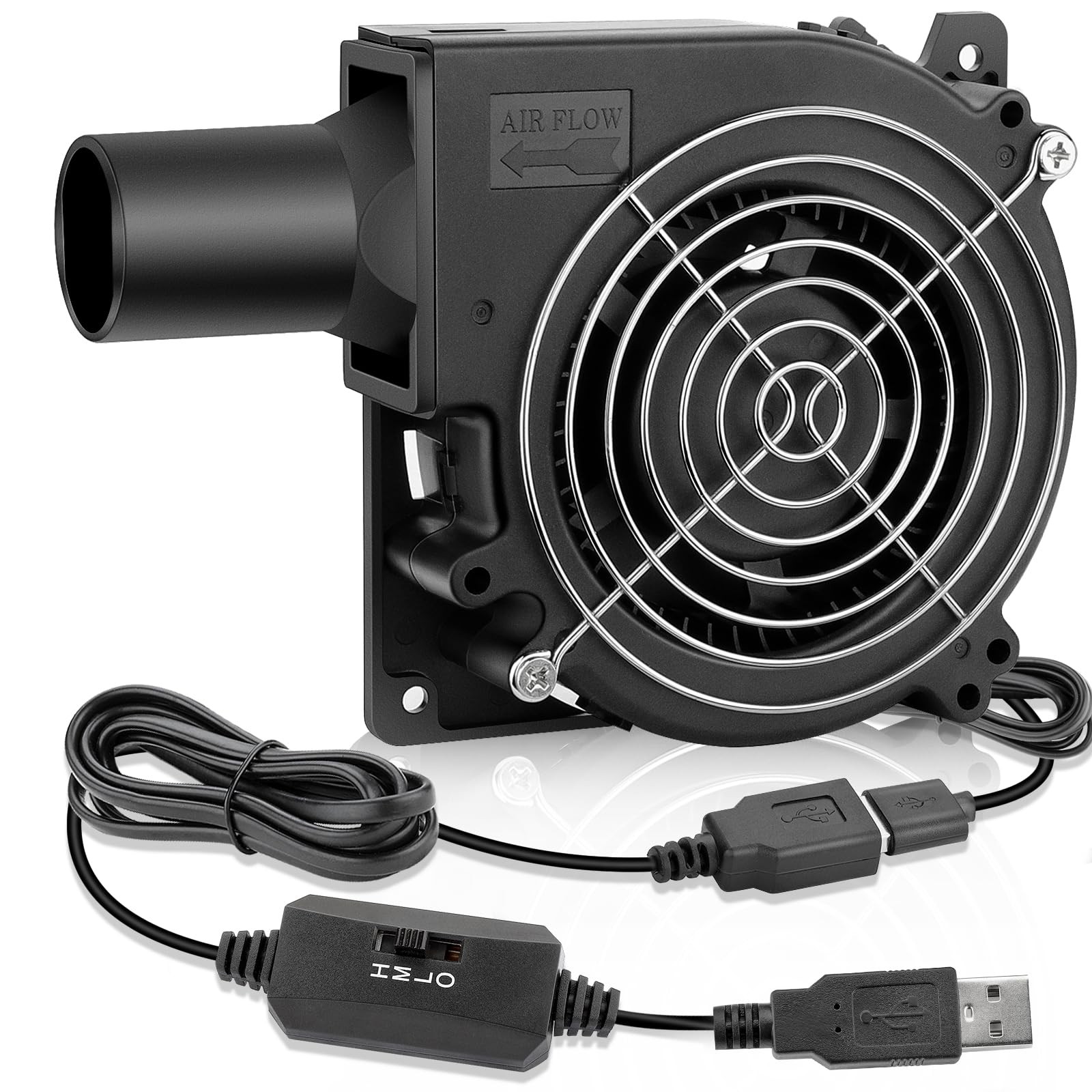 120mm x 32mm USB 5V Brushless Centrifugal Blower