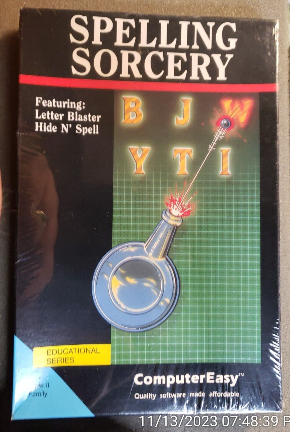 1981 Apple II Spelling Sorcery Disk New Sealed Packaging Rare  (GSLF-S)
