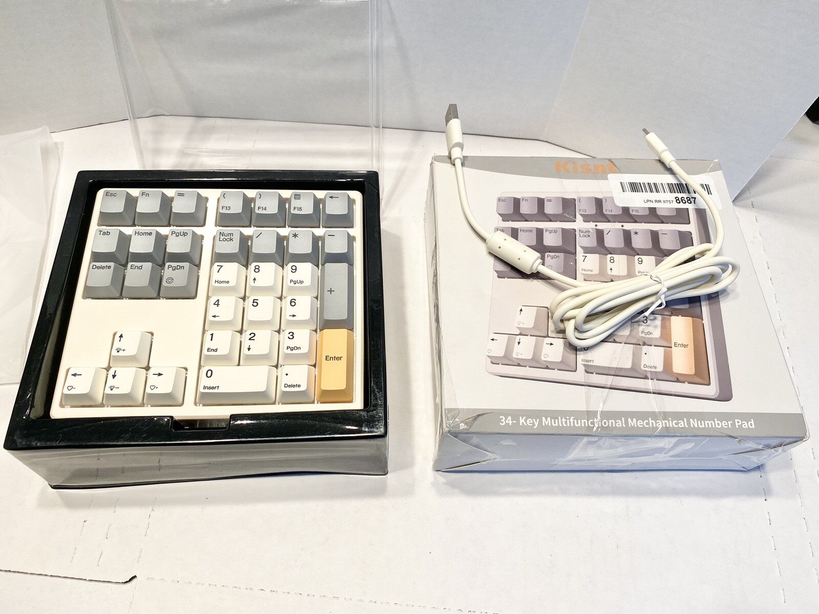 KISNT KN34 34- Key Multifunctional Mecanical Number pad . New (open Box).