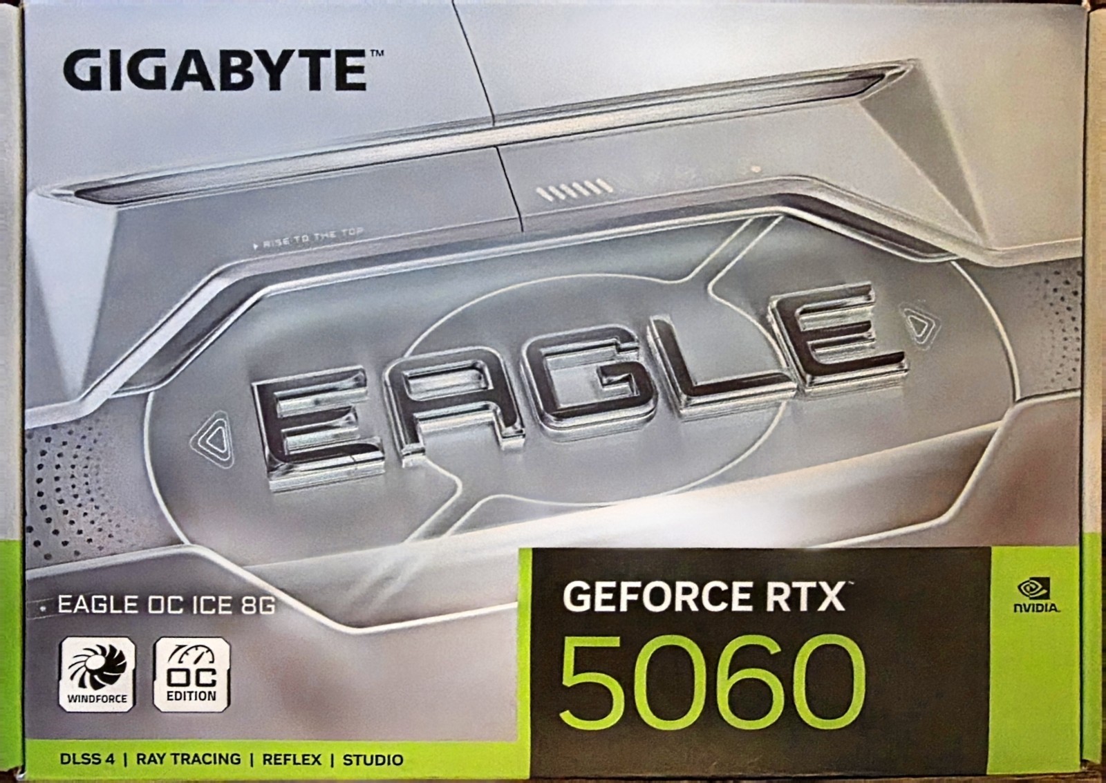 GIGABYTE GeForce RTX 5060 Eagle OC Ice (White) 8GB GDDR7 GPU Graphics Card