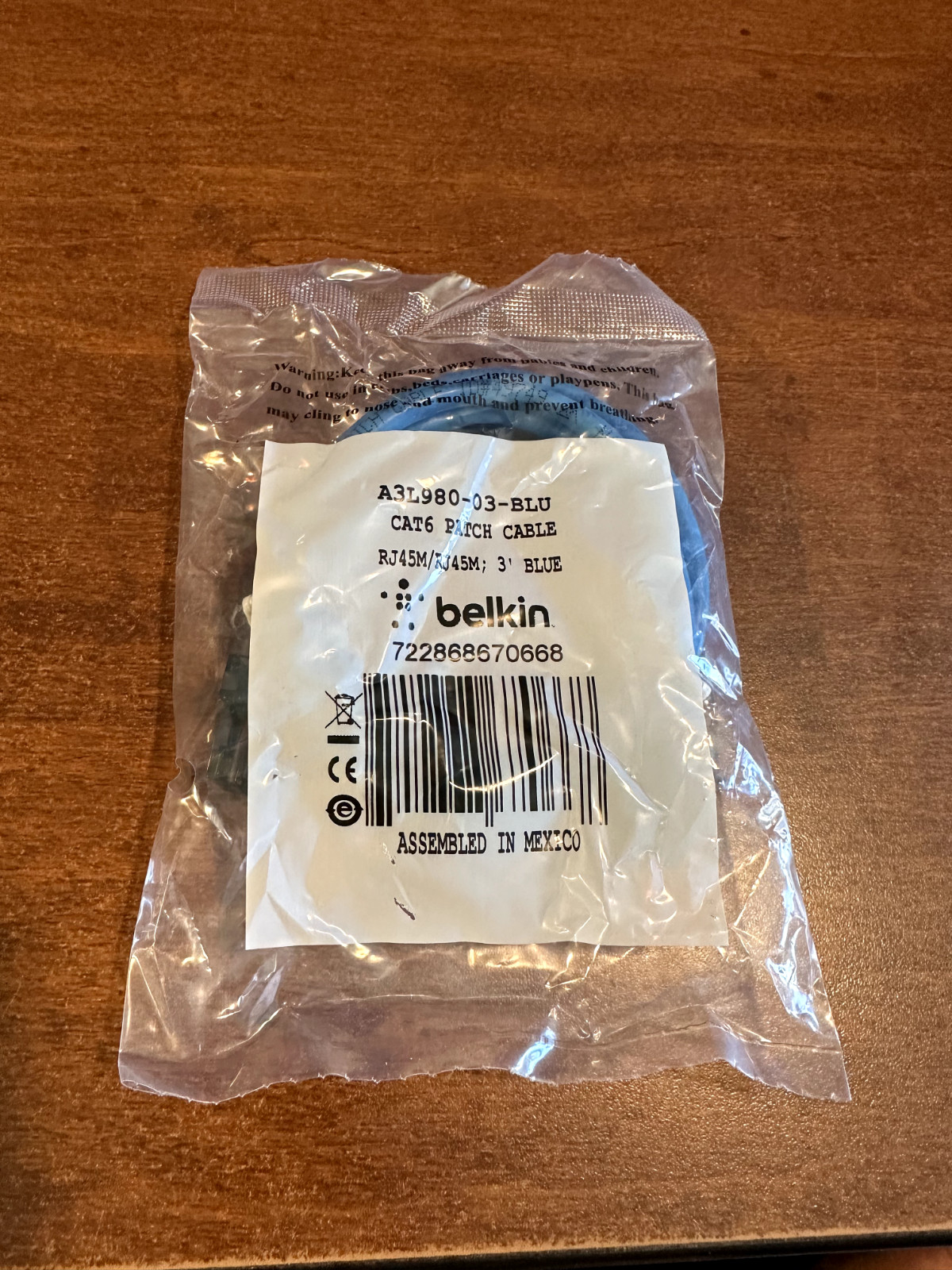 Belkin Cat. 6 UTP Network Patch Cable (16622448)