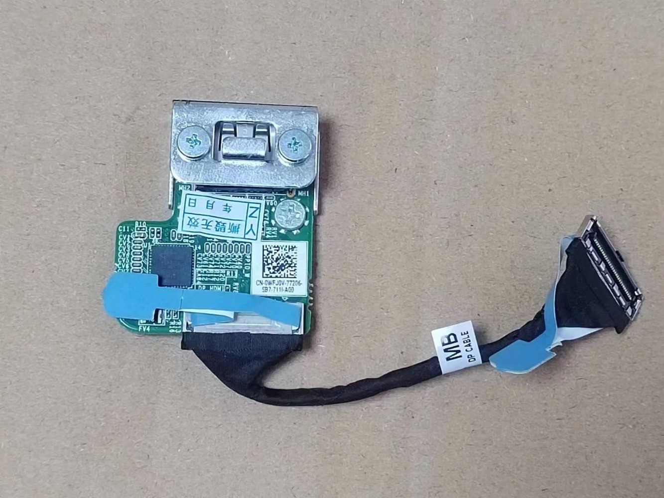 Replacement WFJ0V 0WFJ0V Display DSP Output for Dell OptiPlex 3020M/9020M/7040M