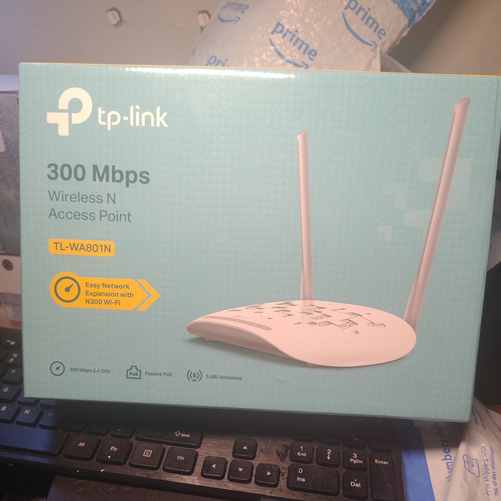TP-LINK TL-WA801ND 300Mbps 2.4GHz Wireless N Access Point - White