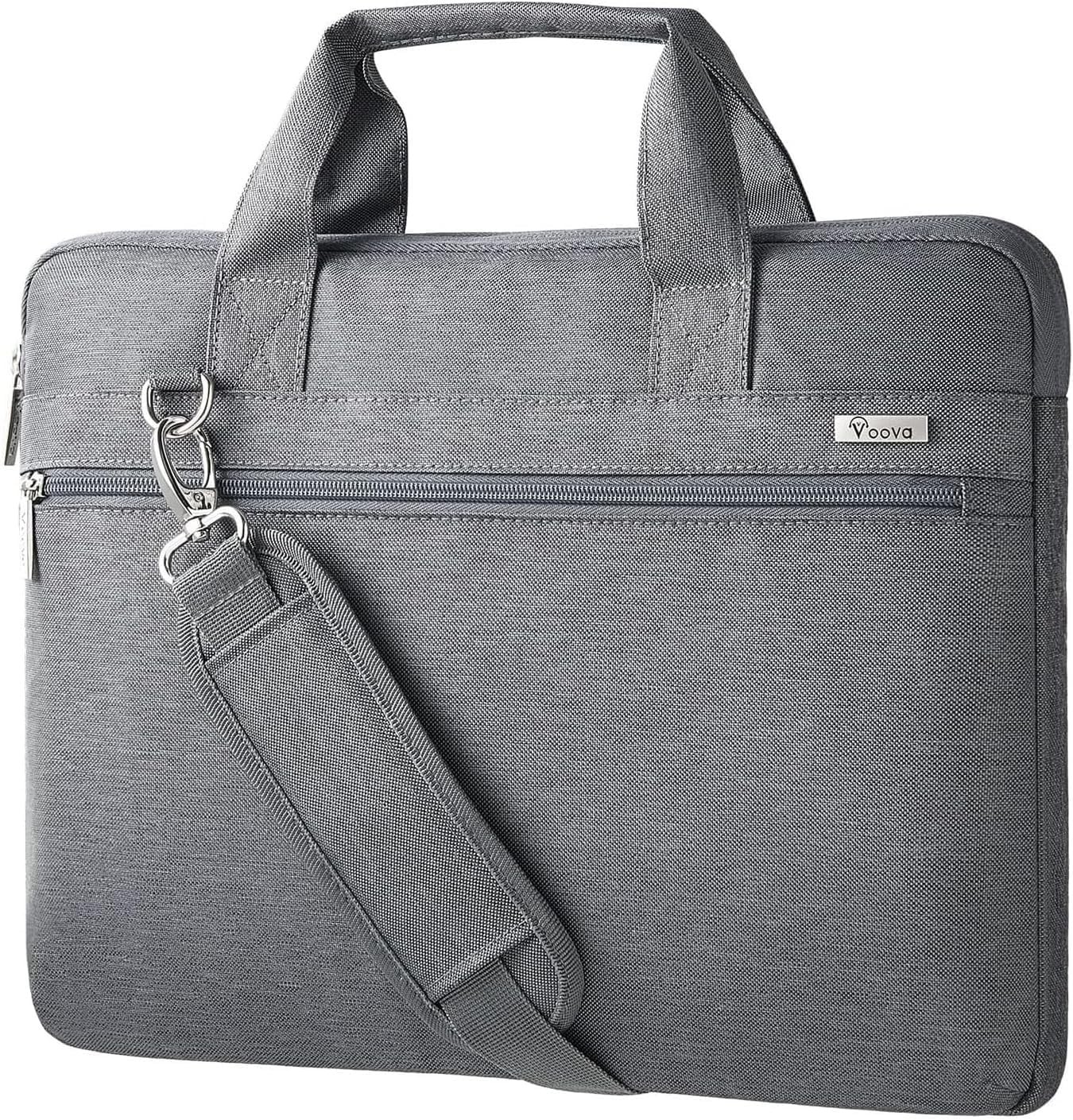 13.3-13 Inch Laptop Bag, Shoulder Bag, MacBook Case for 13 Inch Laptops, Gray
